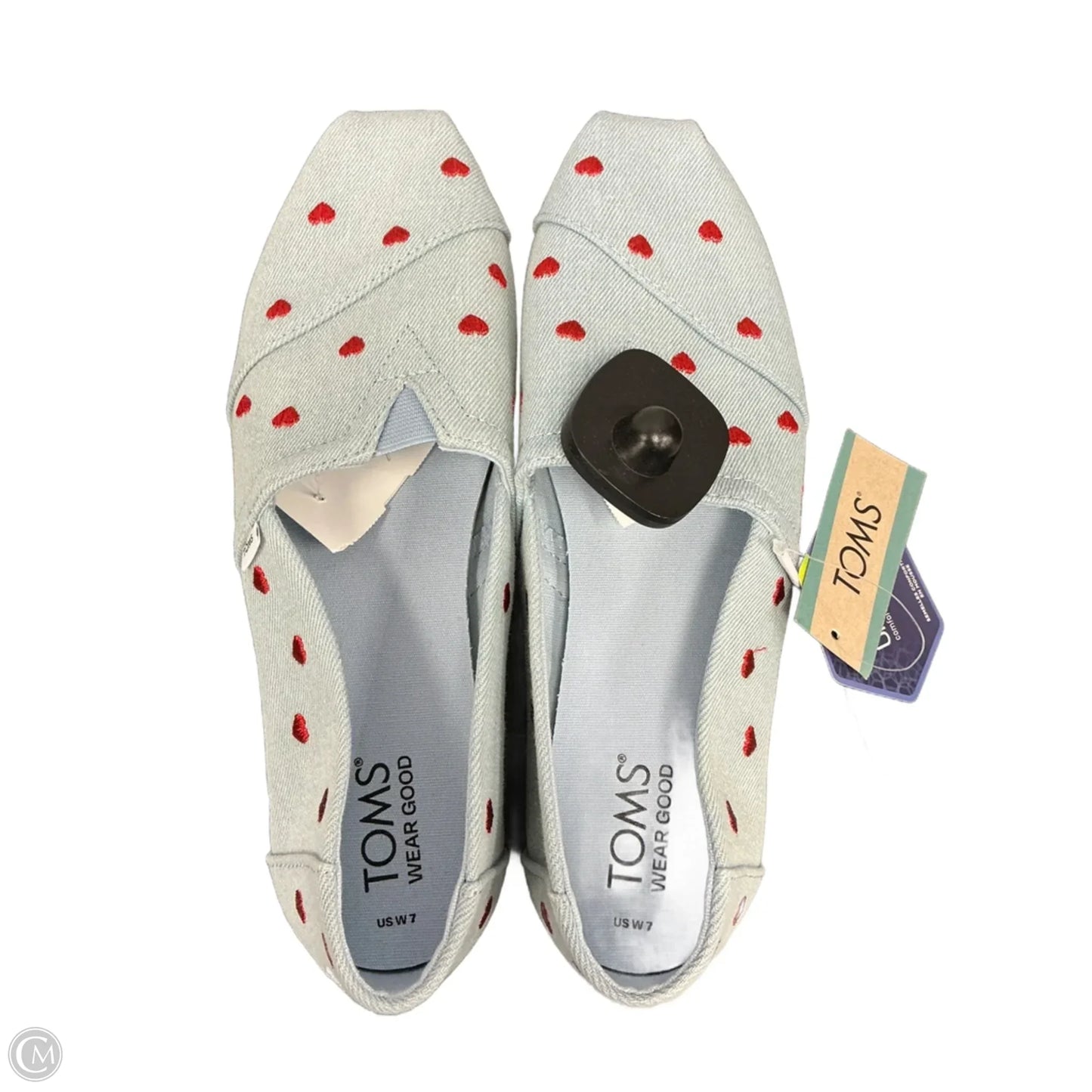 Shoes Flats By Toms In Blue, Size: 7