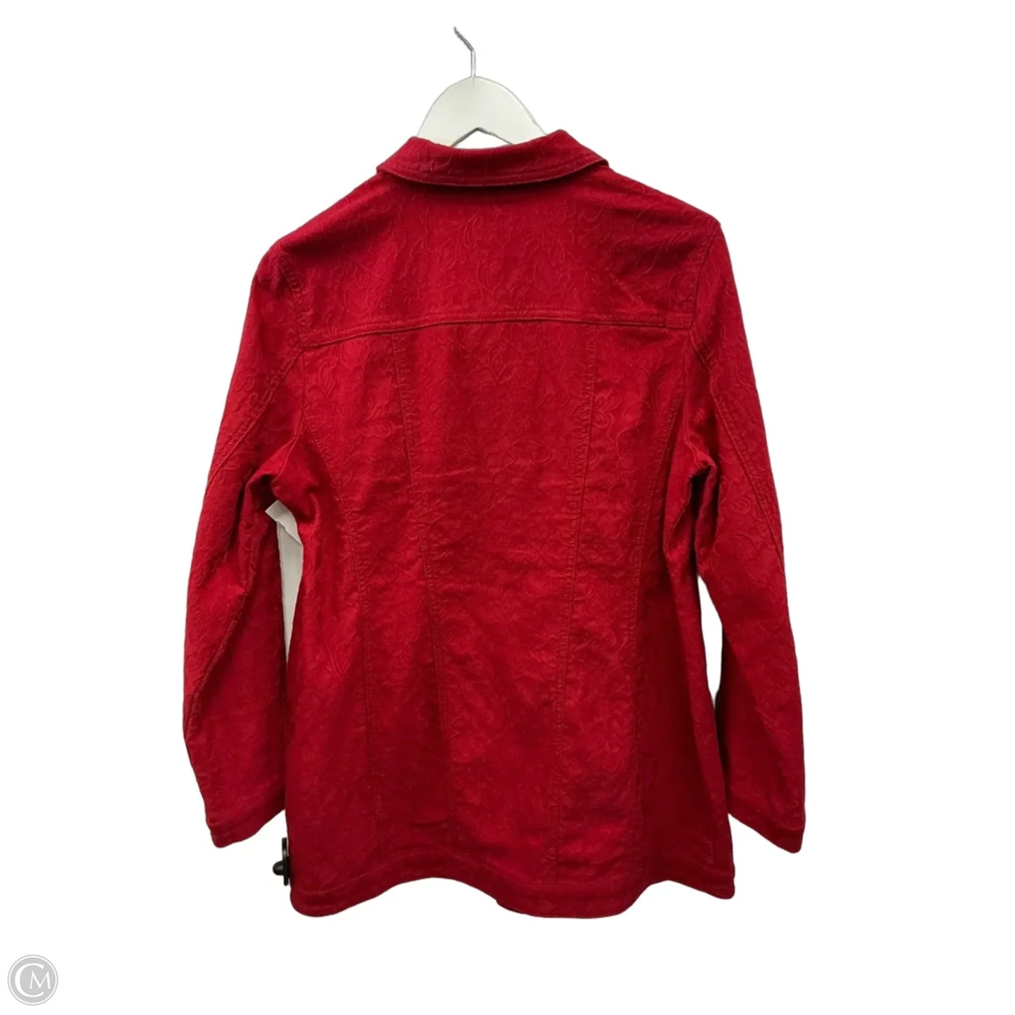 Jacket Other By Chicos In Red, Size: S