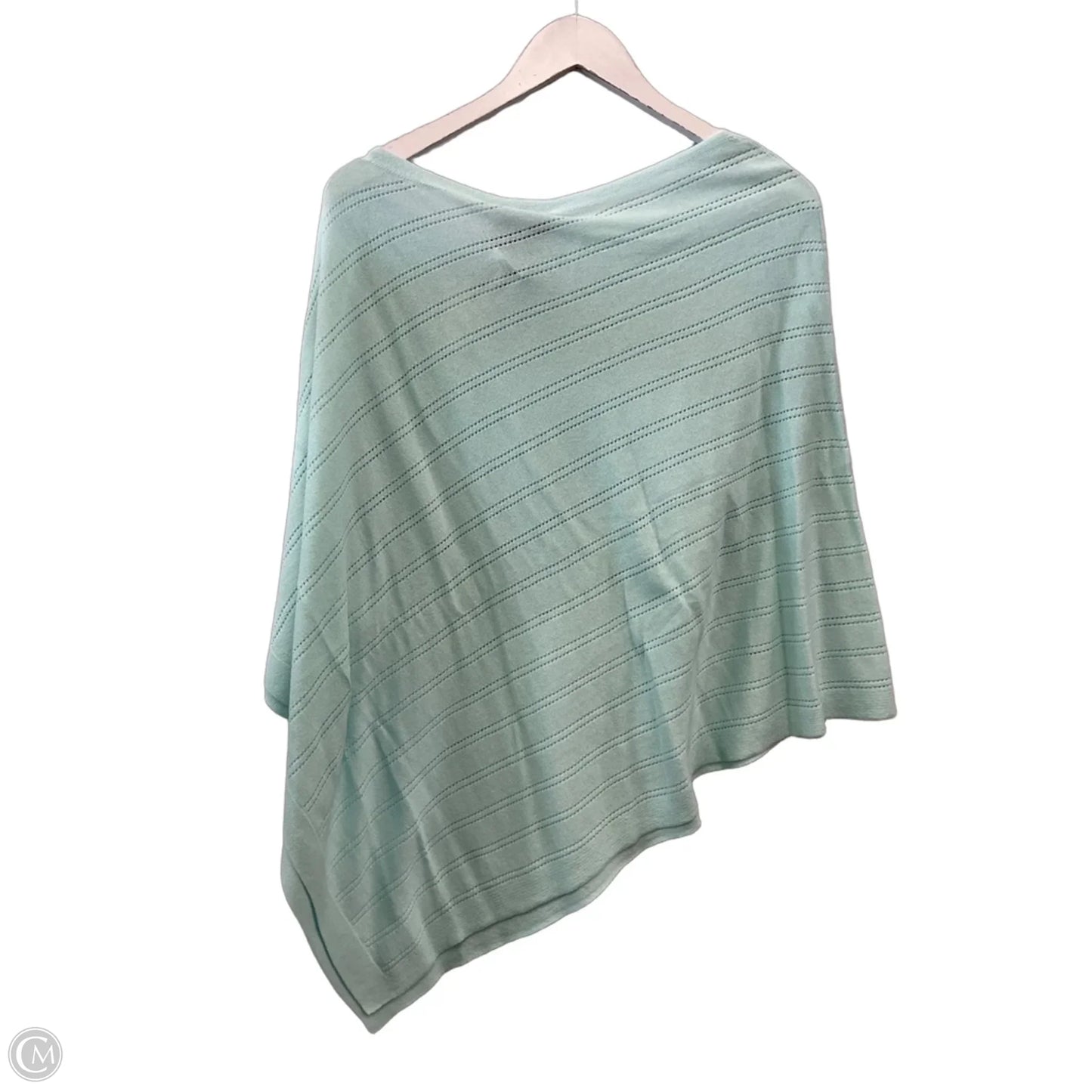 Poncho By Talbots In Teal, Size: M