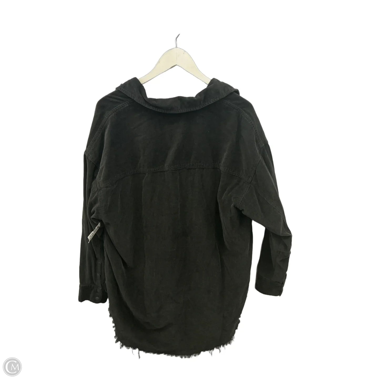 Jacket Shirt By Aerie In Black, Size: M