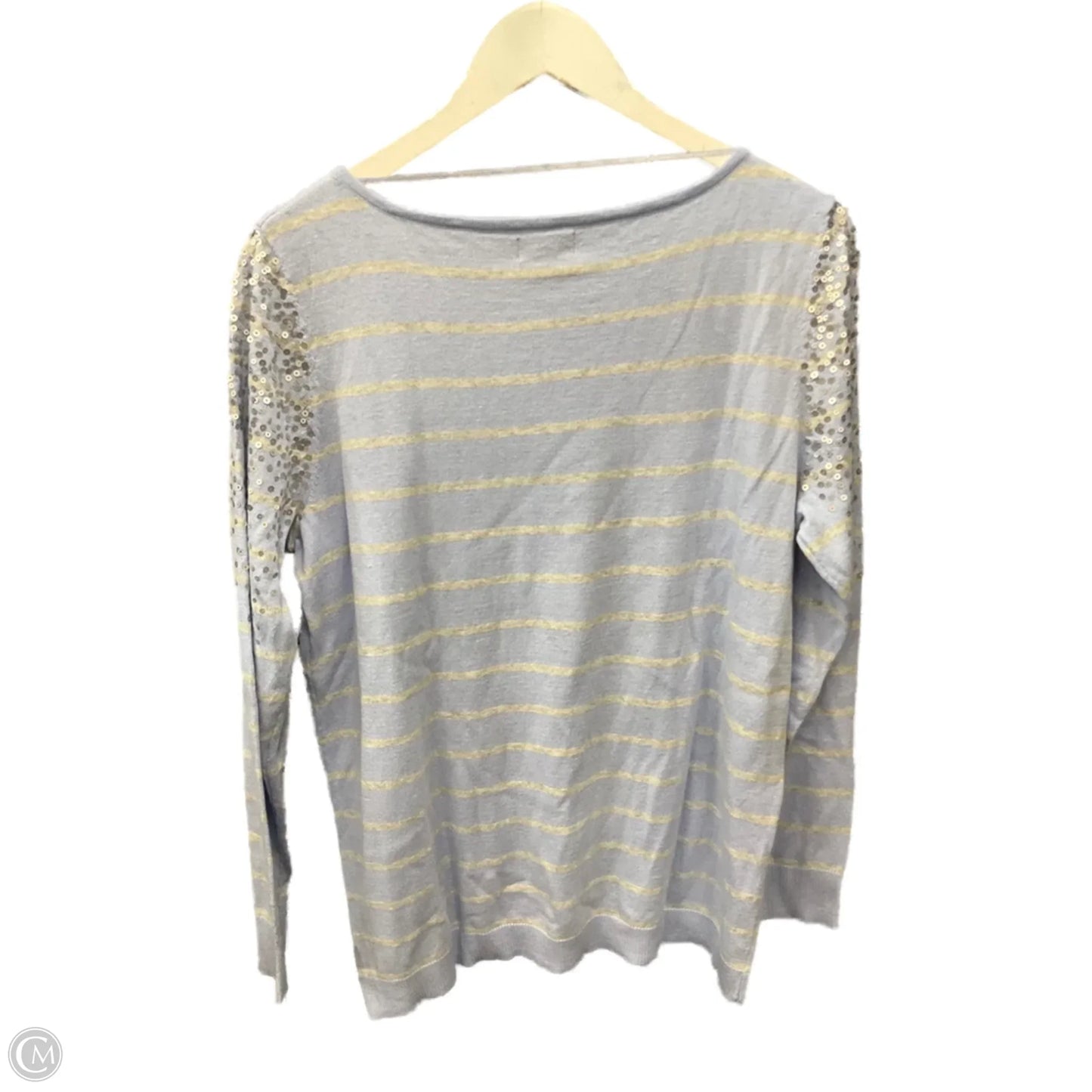 Top Long Sleeve By Elle In Blue, Size: L