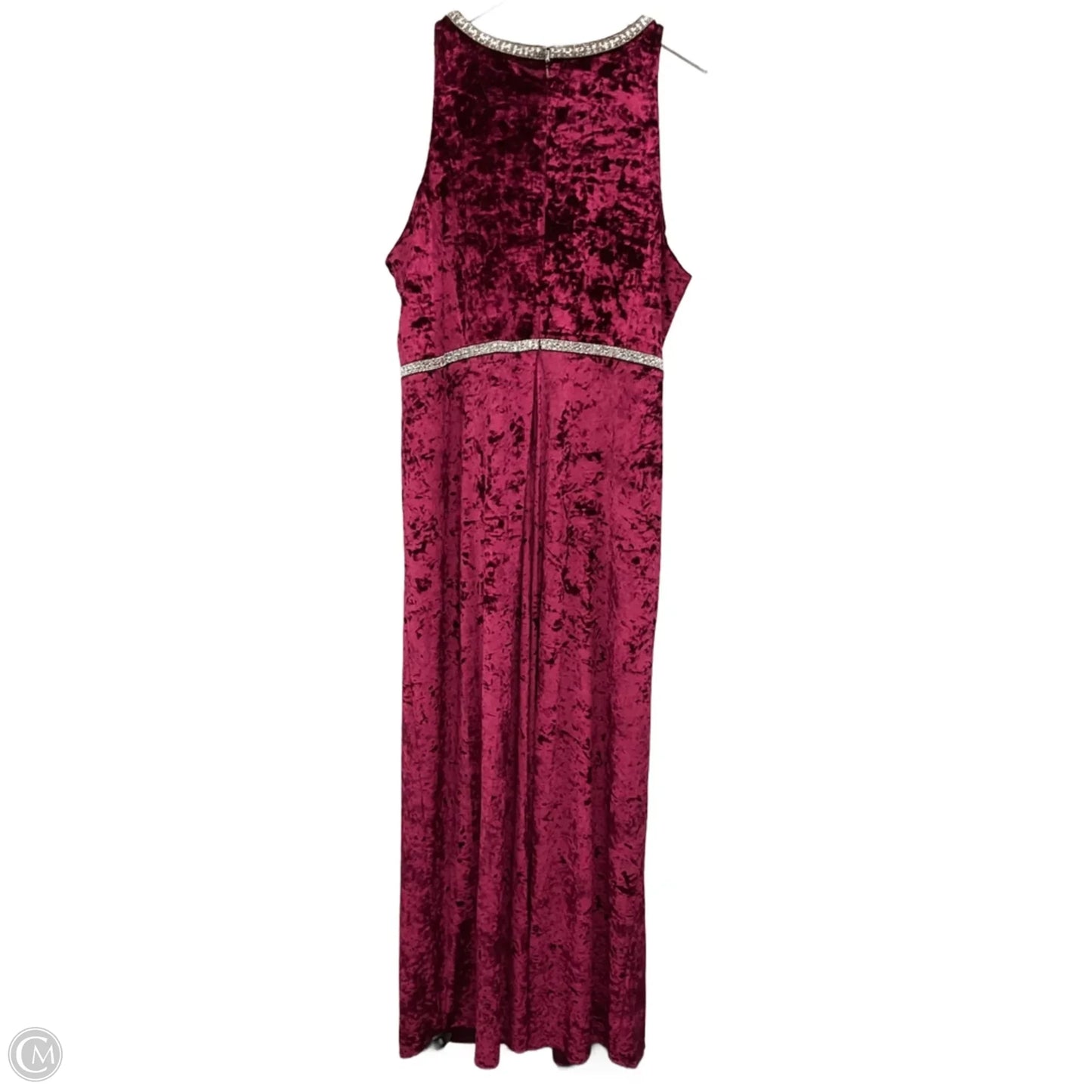 Dress Casual Maxi By R And M Richards In Maroon, Size: 2x