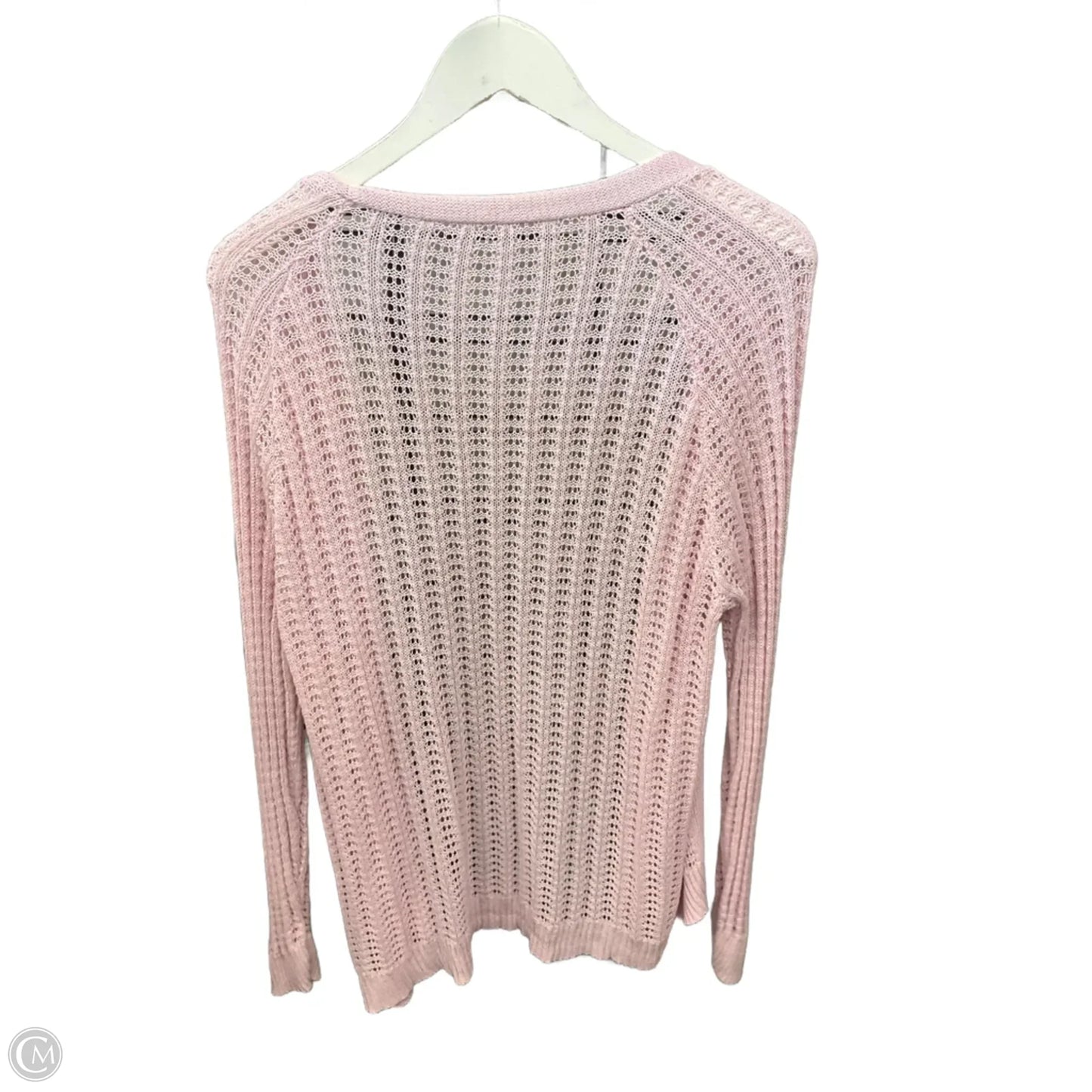 Cardigan By Clothes Mentor In Pink, Size: Xxl