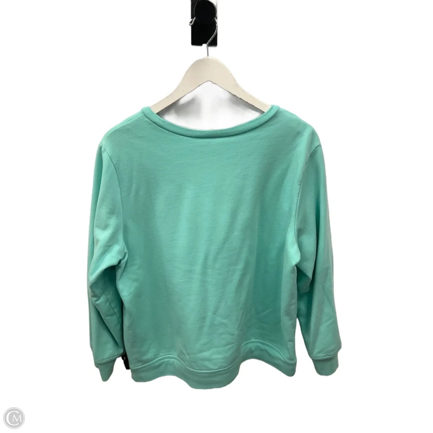 Sweatshirt Crewneck By Gap In Green, Size: Xl