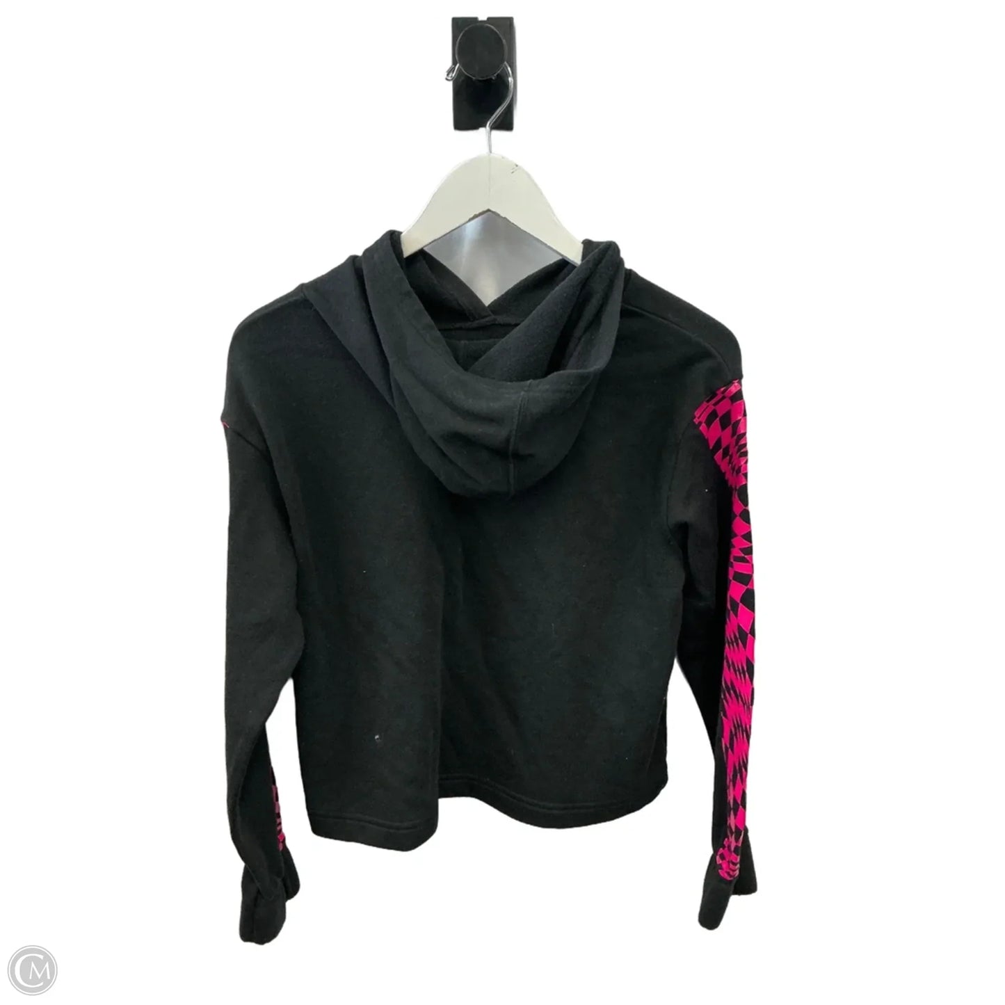 Sweatshirt Hoodie By Converse In Black & Pink, Size: Xl