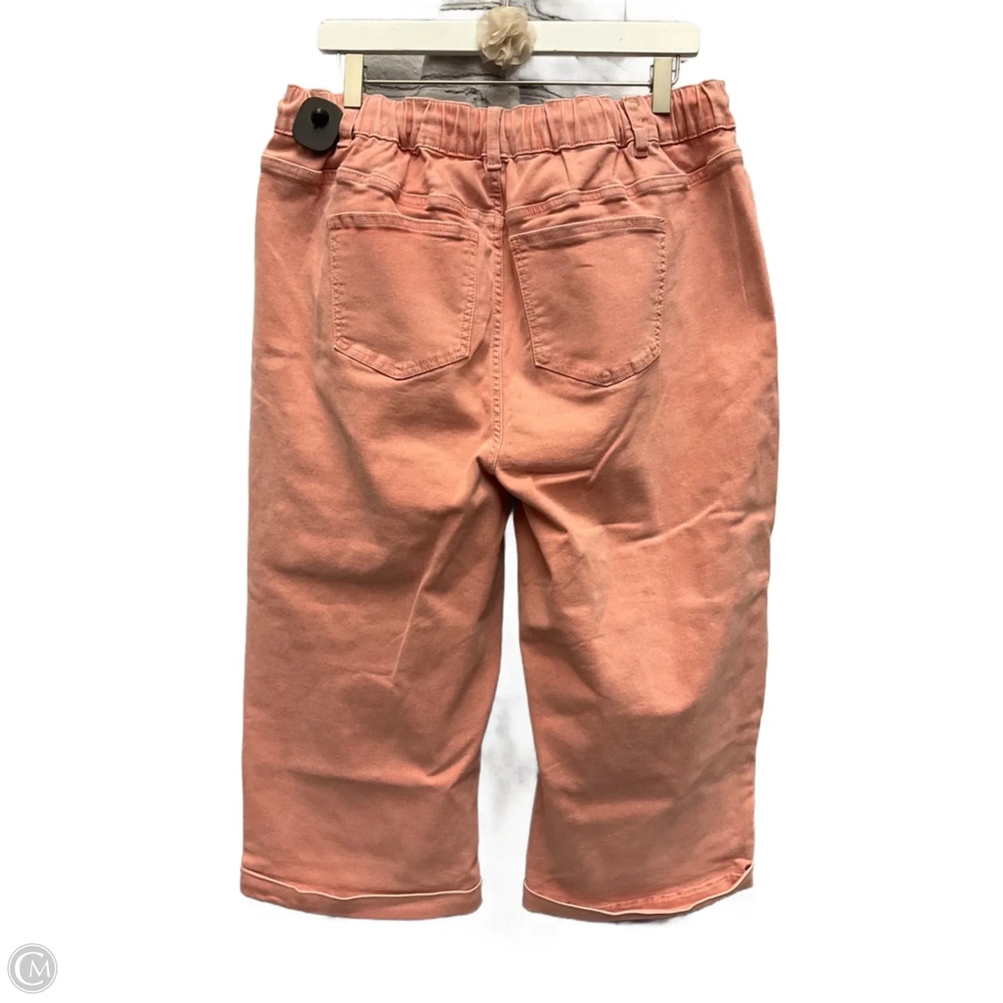 Capris By Bloomchic In Pink Denim, Size: 14