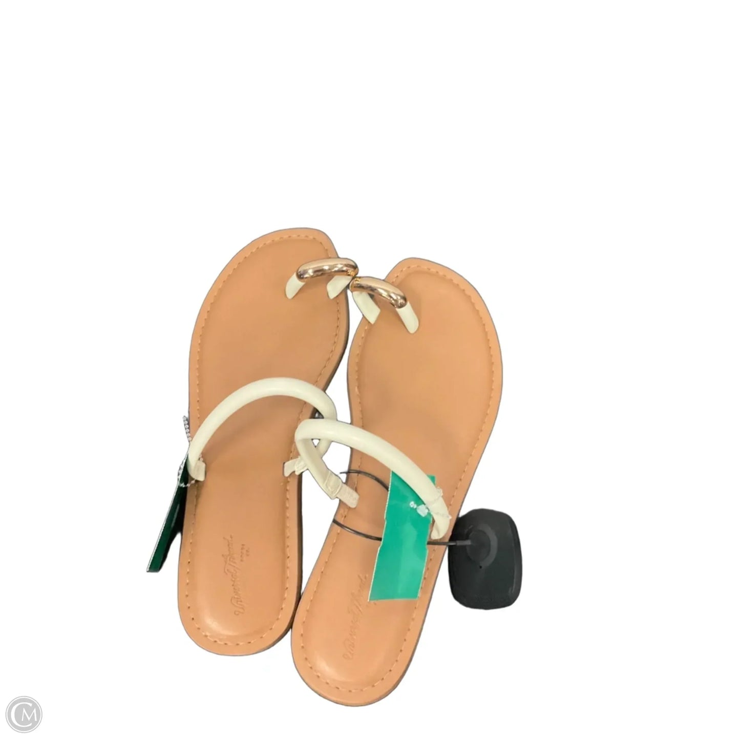 Sandals Flip Flops By Universal Thread In White, Size: 7