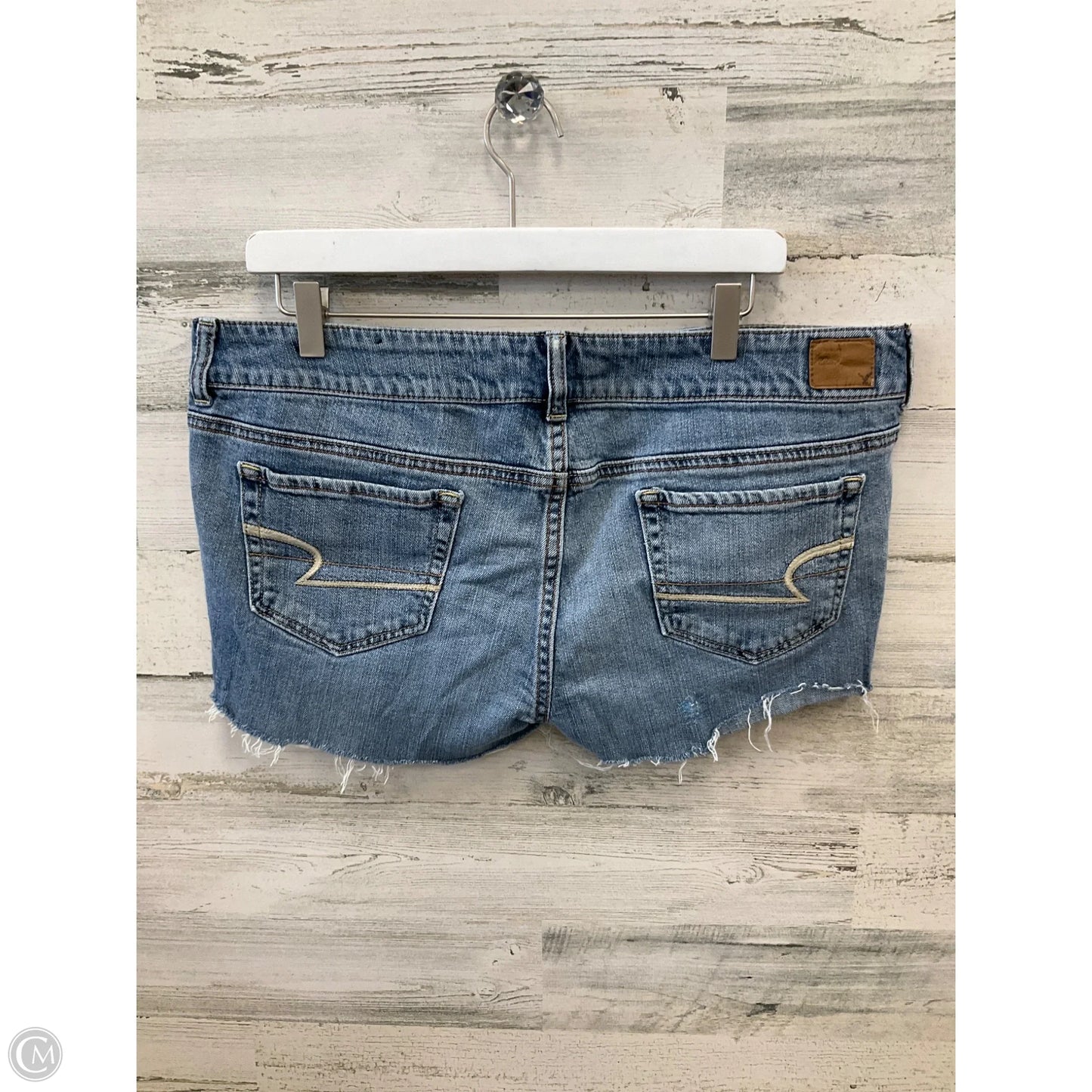 Shorts By American Eagle In Blue Denim, Size: 16