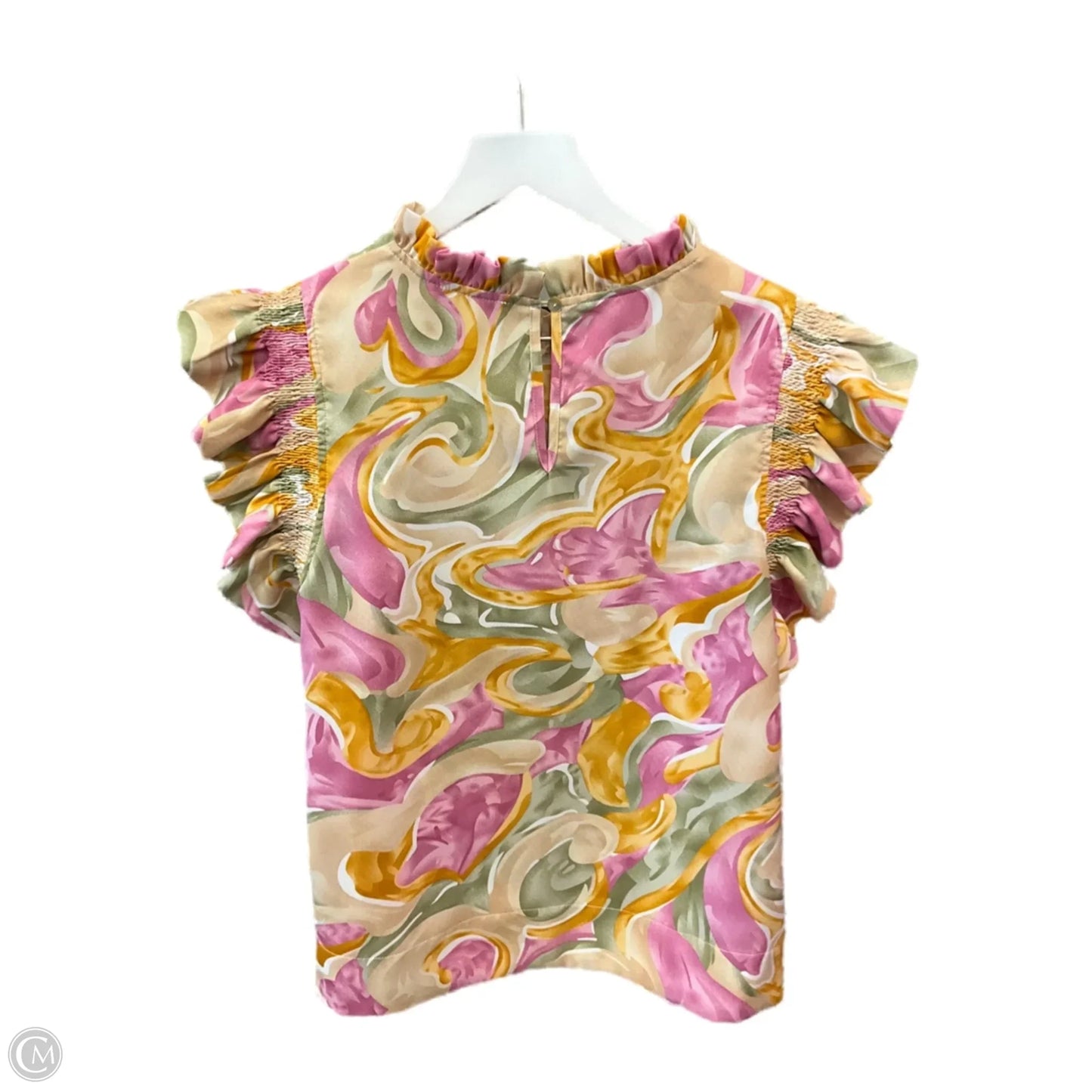 Top Short Sleeve By Jodifl In Peach, Size: S