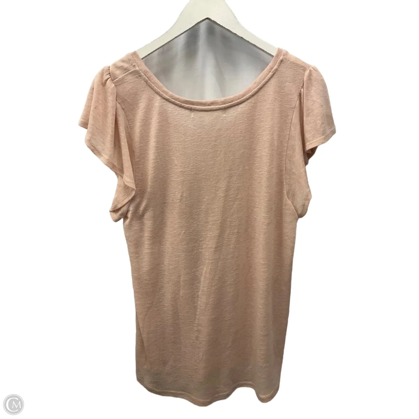 Top Short Sleeve By Clothes Mentor In Pink, Size: Xl