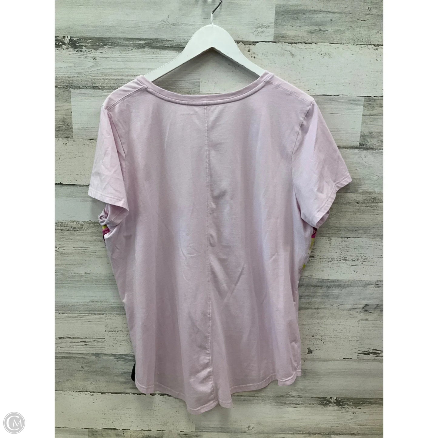 Top Short Sleeve By Tek Gear In Pink, Size: 1x