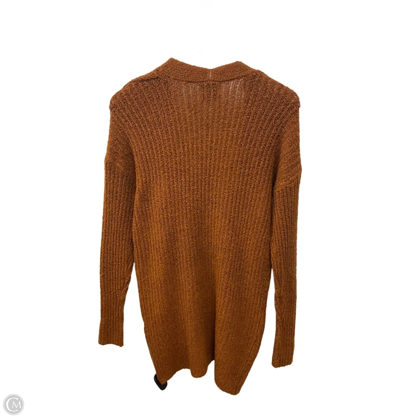 Sweater Cardigan By Pink Rose In Orange, Size: S