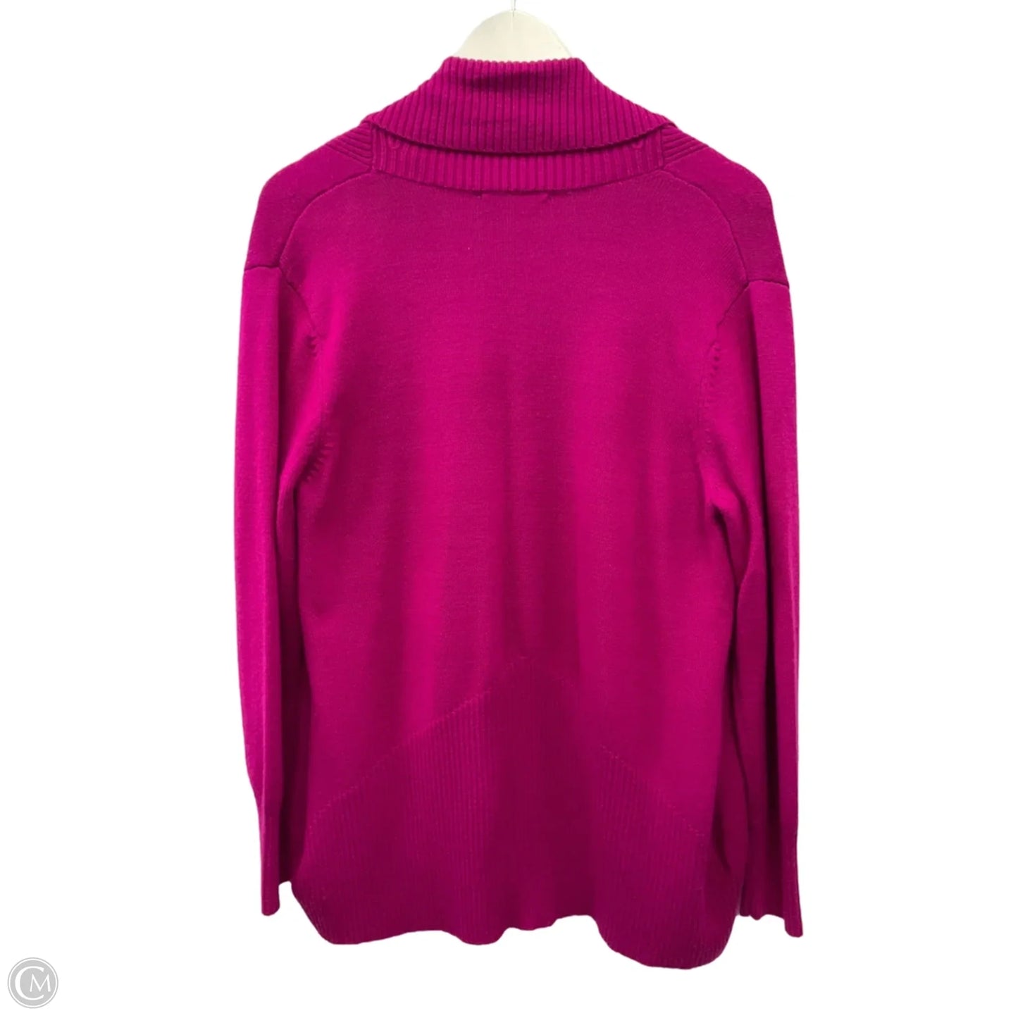 Sweater Cardigan By Coldwater Creek In Pink, Size: Xl