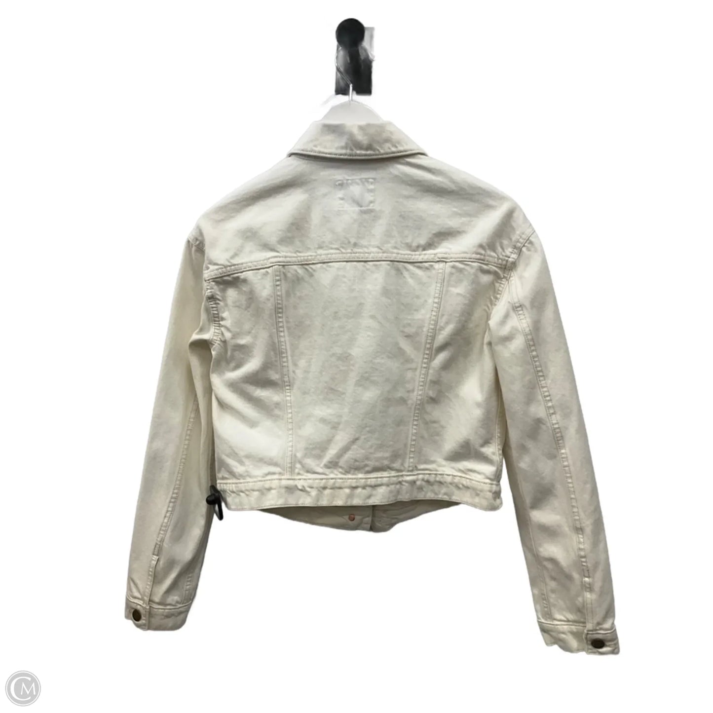 Jacket Denim By Old Navy In Cream Denim, Size: S