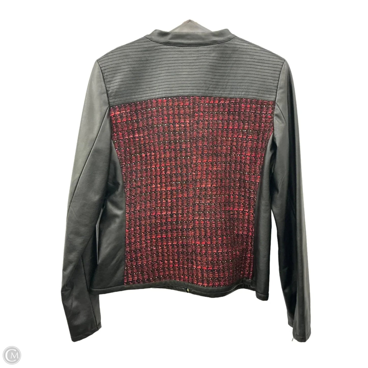 Blazer By Calvin Klein In Black & Red, Size: M