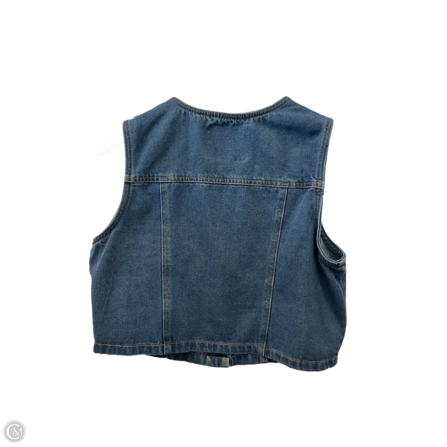 Vest Other By Ultra Flirt In Blue Denim, Size: L