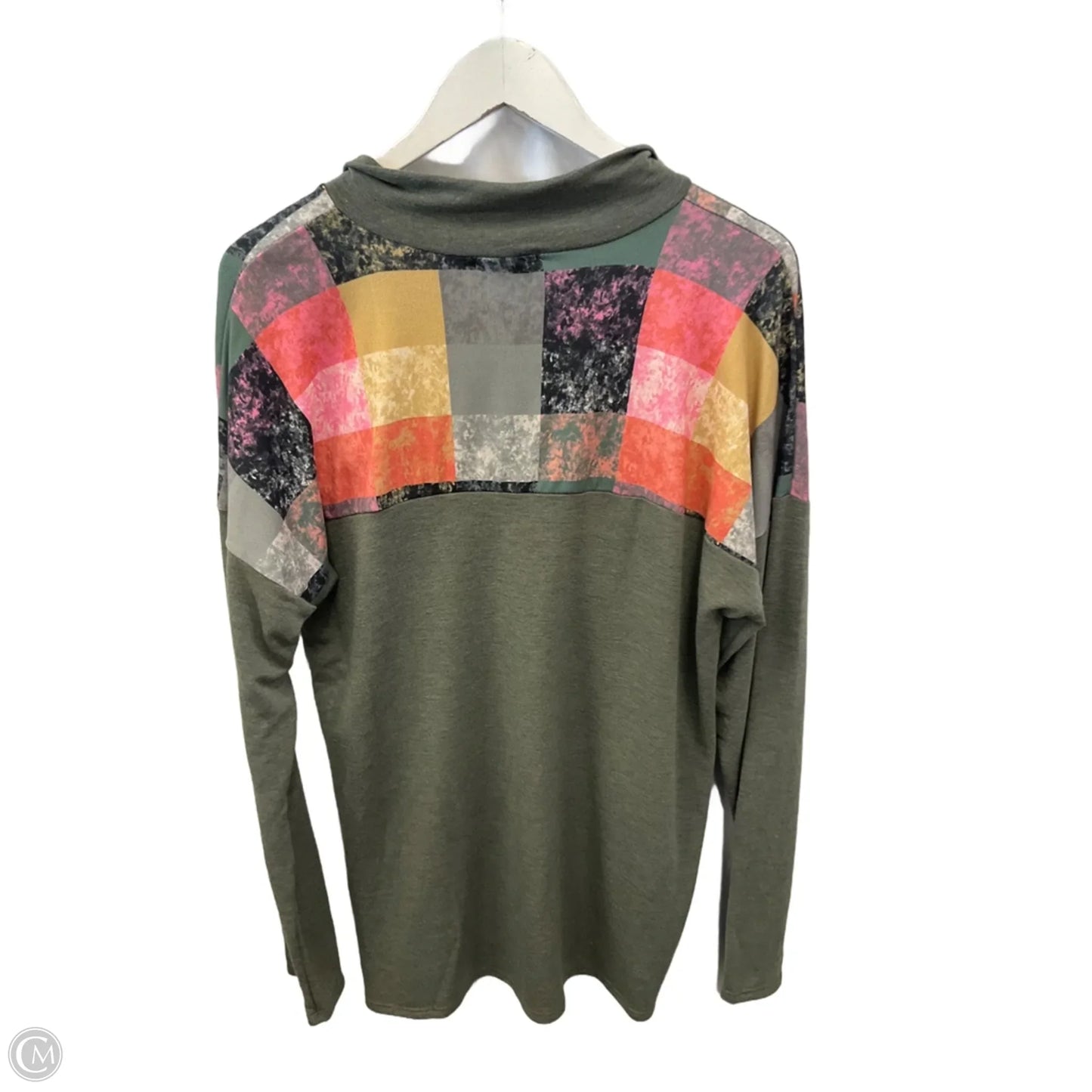 Top Long Sleeve By Heimish Usa In Green, Size: 1x