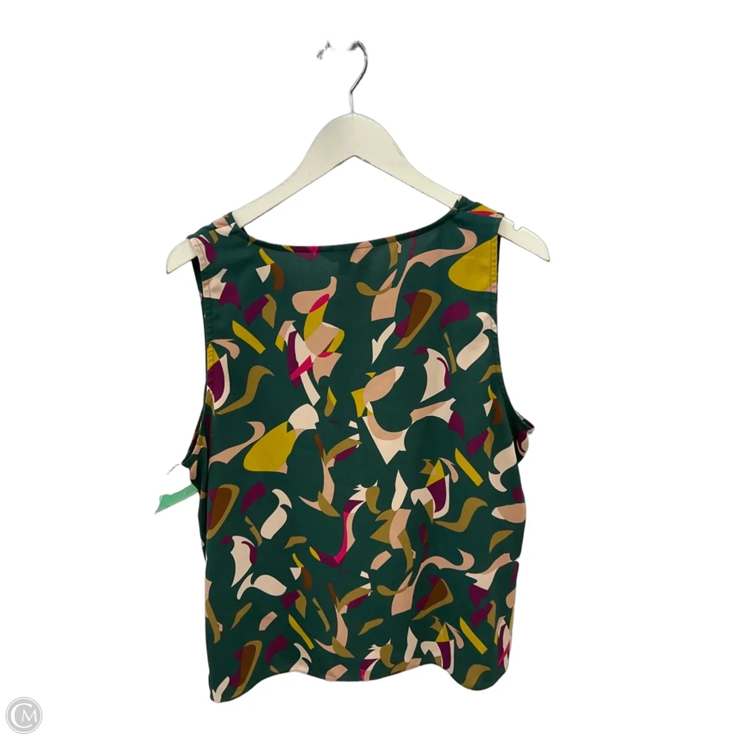 Top Sleeveless By Nine West In Teal, Size: Xlp