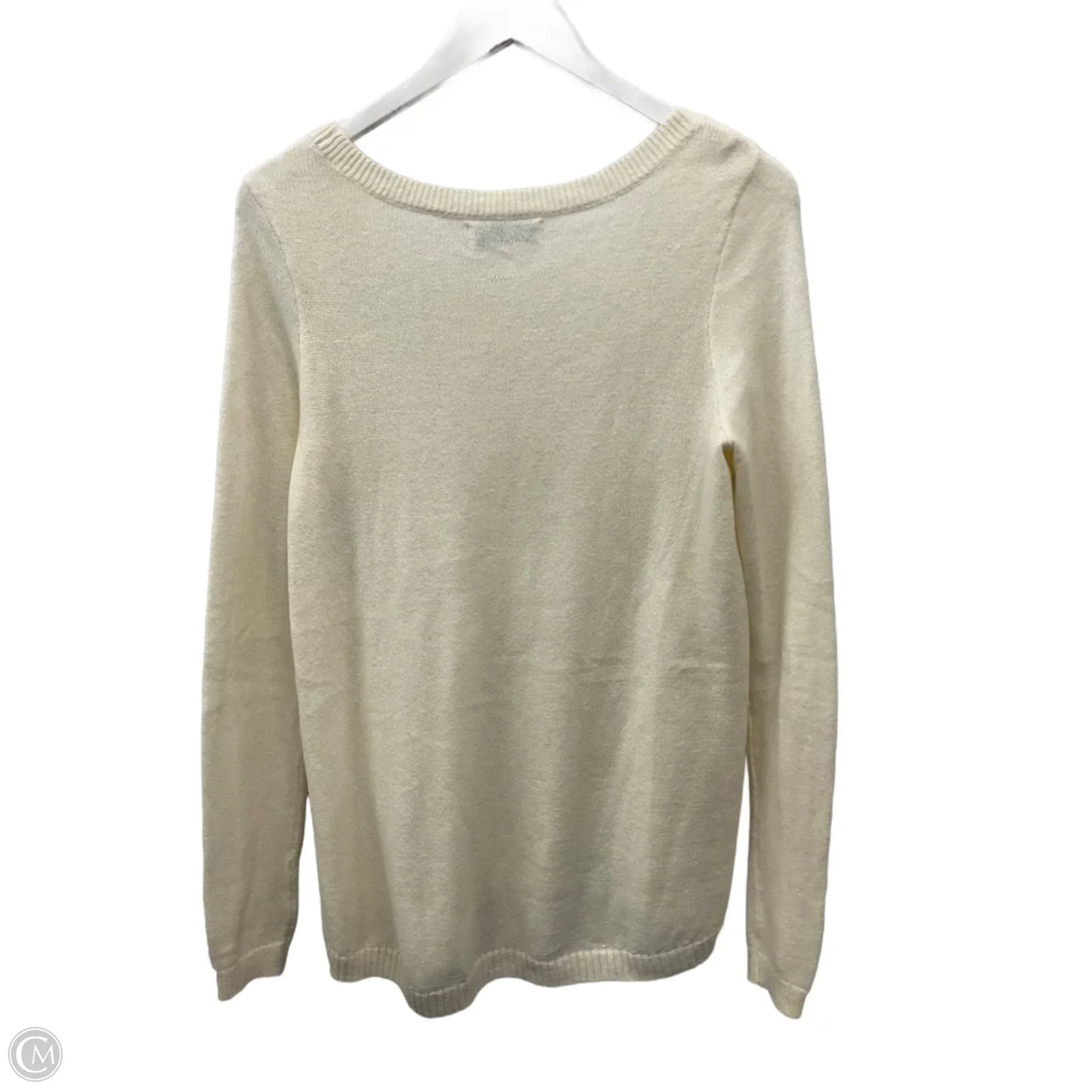 Sweater By Abercrombie And Fitch In Cream, Size: M