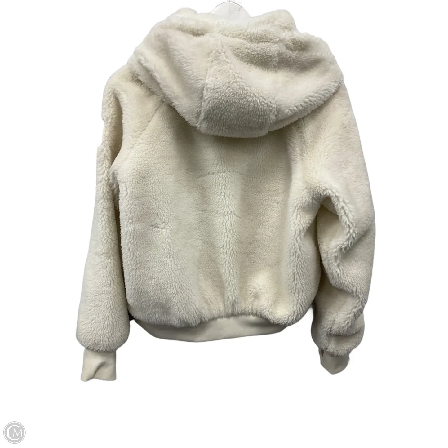 Jacket Faux Fur & Sherpa By Love & Sports In Cream, Size: Xs