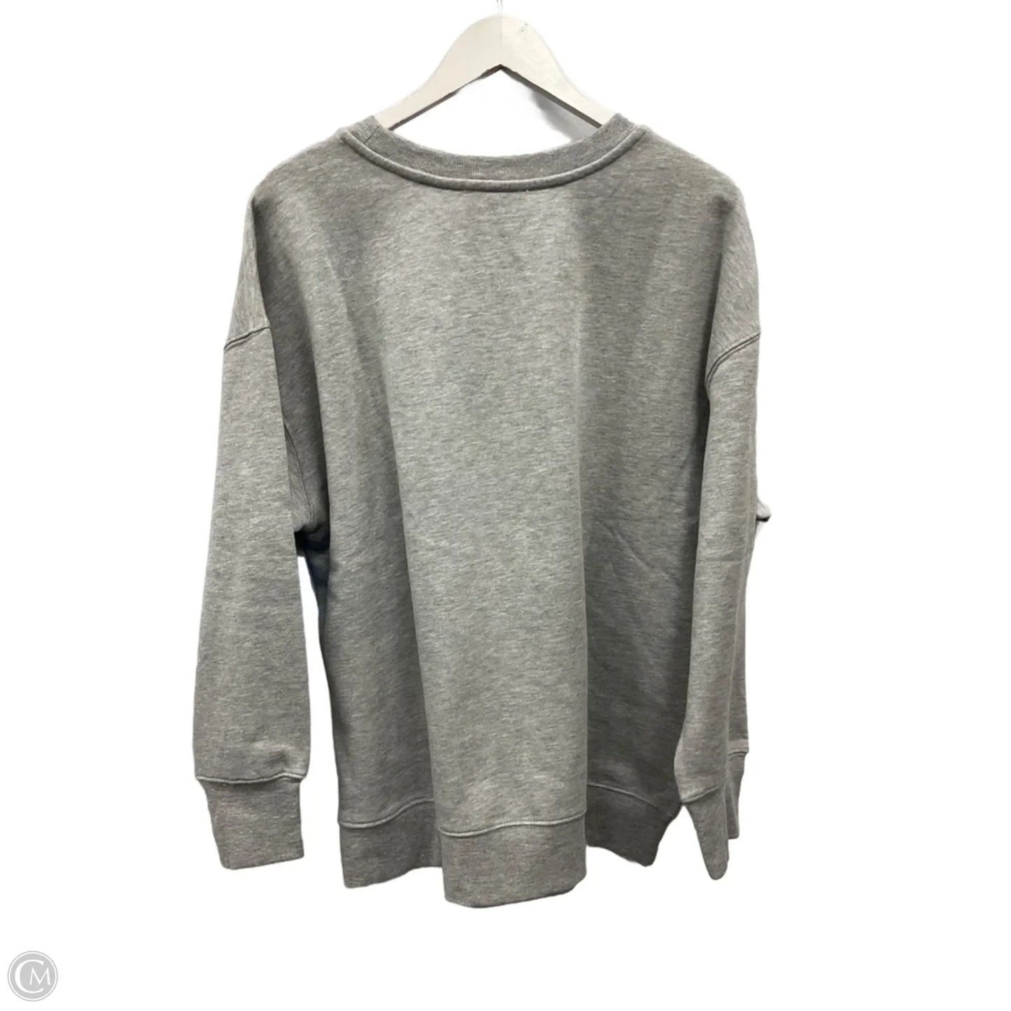 Sweatshirt Crewneck By Maurices In Grey, Size: L