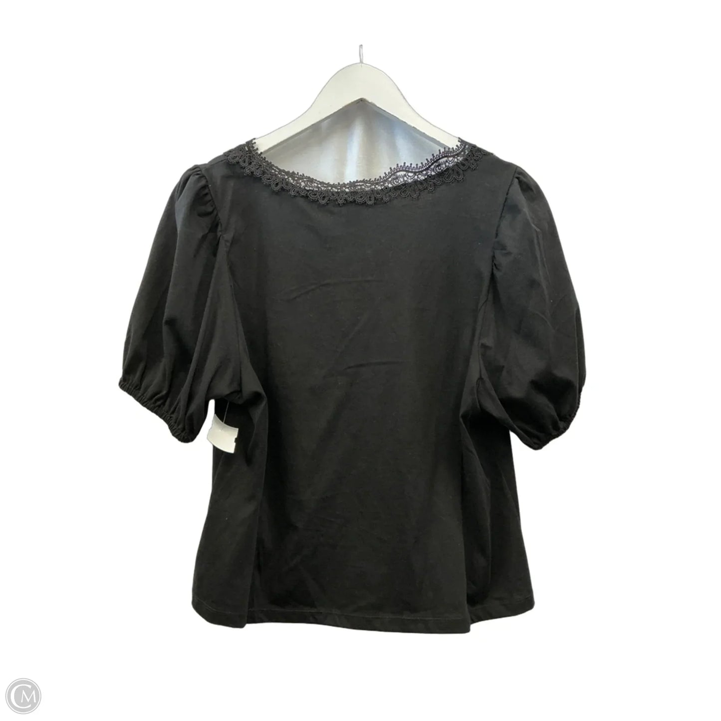 Top Short Sleeve By Marc New York In Black, Size: L