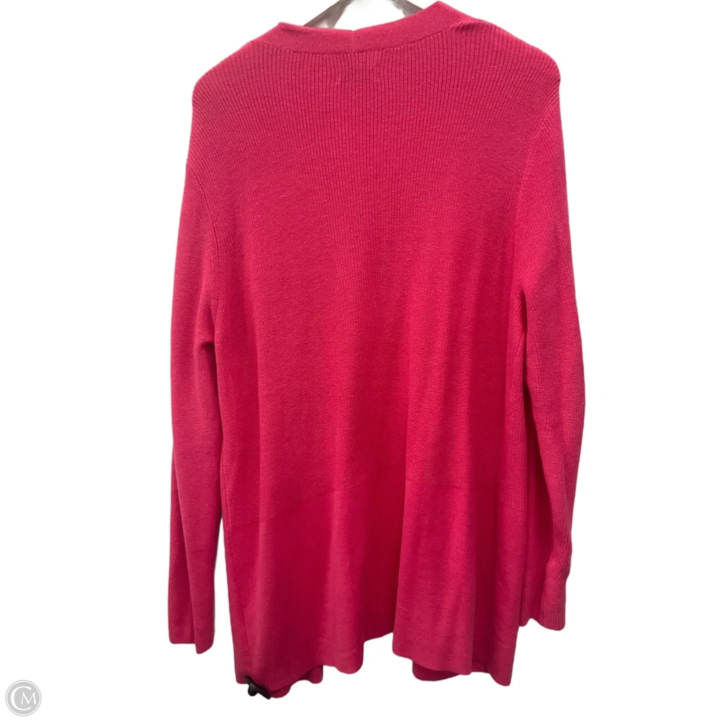 Sweater Cardigan By Croft And Barrow In Pink, Size: Xl