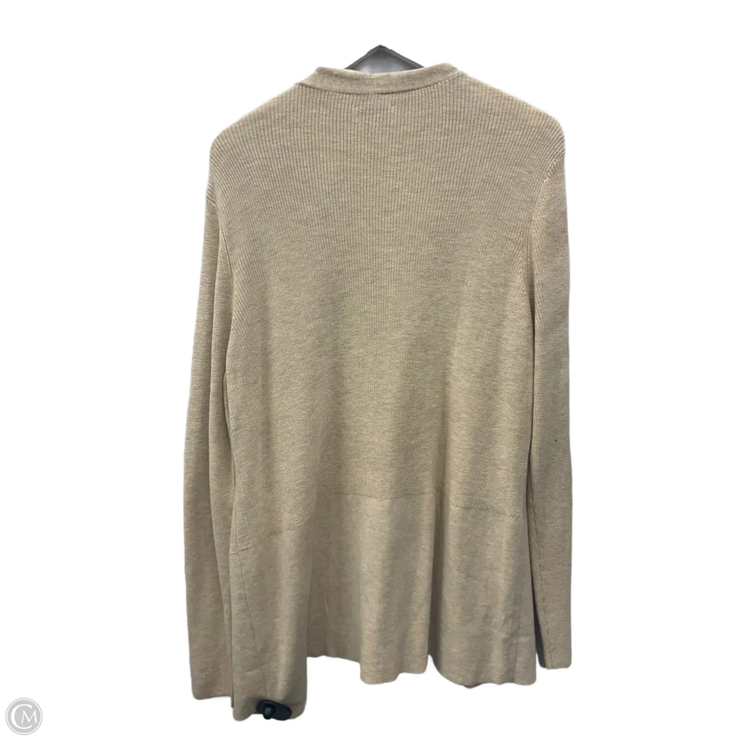 Sweater Cardigan By Croft And Barrow In Tan, Size: Xl