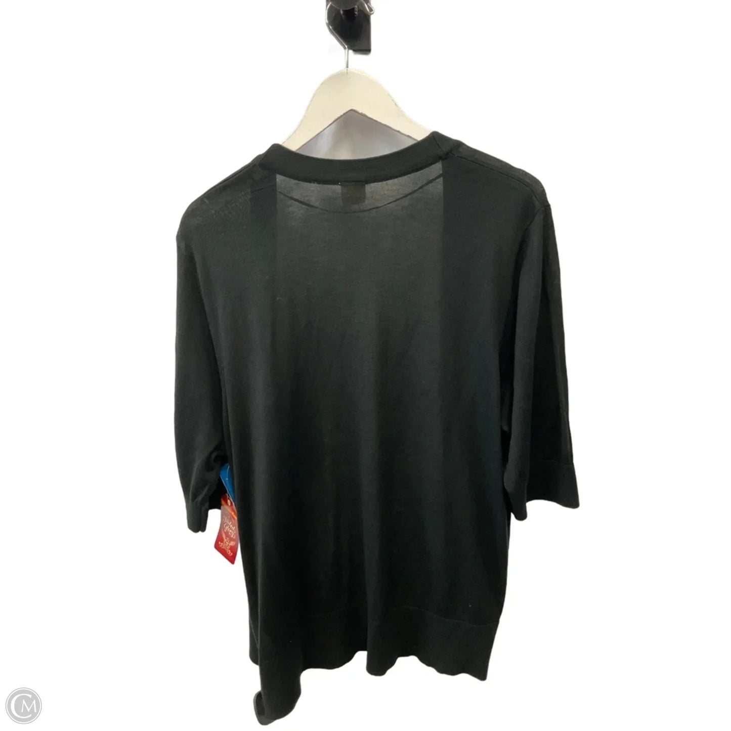 Sweater Cardigan By Faded Glory In Black, Size: 2x