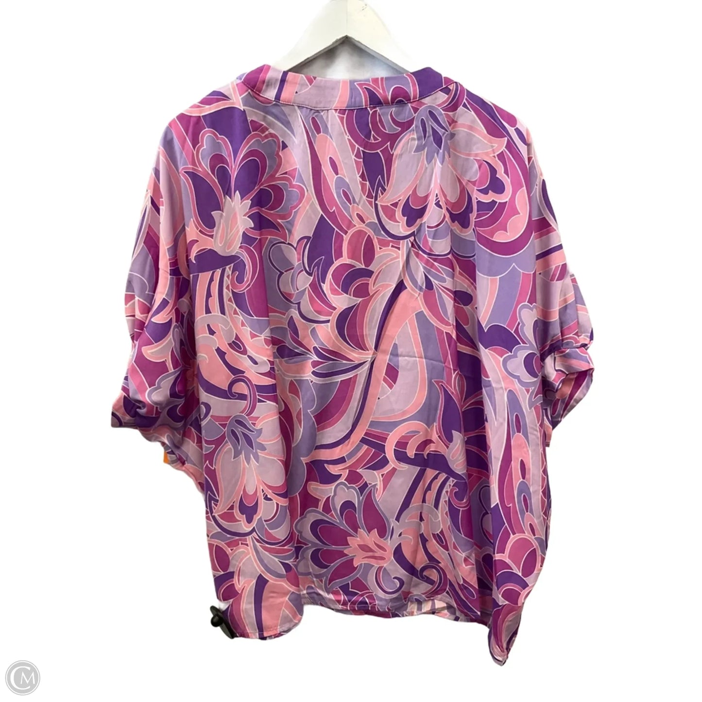 Top Short Sleeve By Emily Wonder In Purple, Size: M