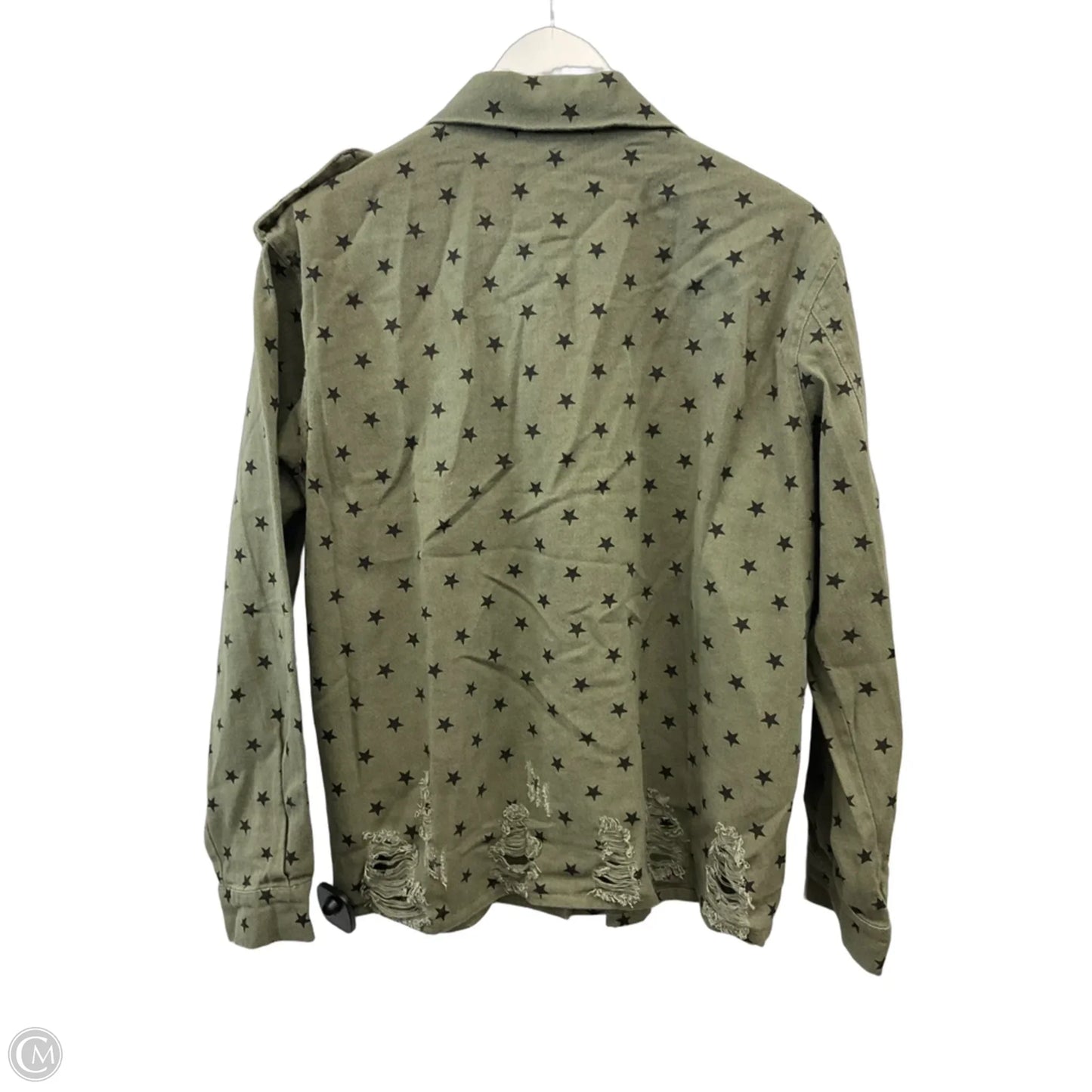 Jacket Denim By Oddi In Green, Size: S