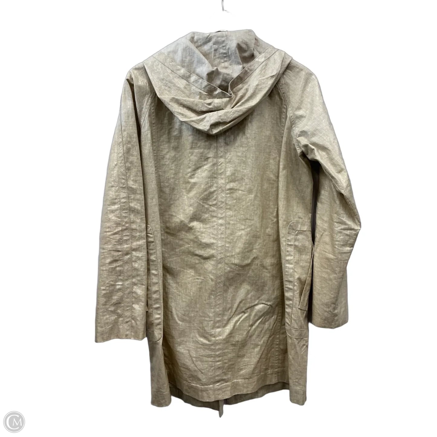 Coat Raincoat By J. Crew In Tan, Size: M