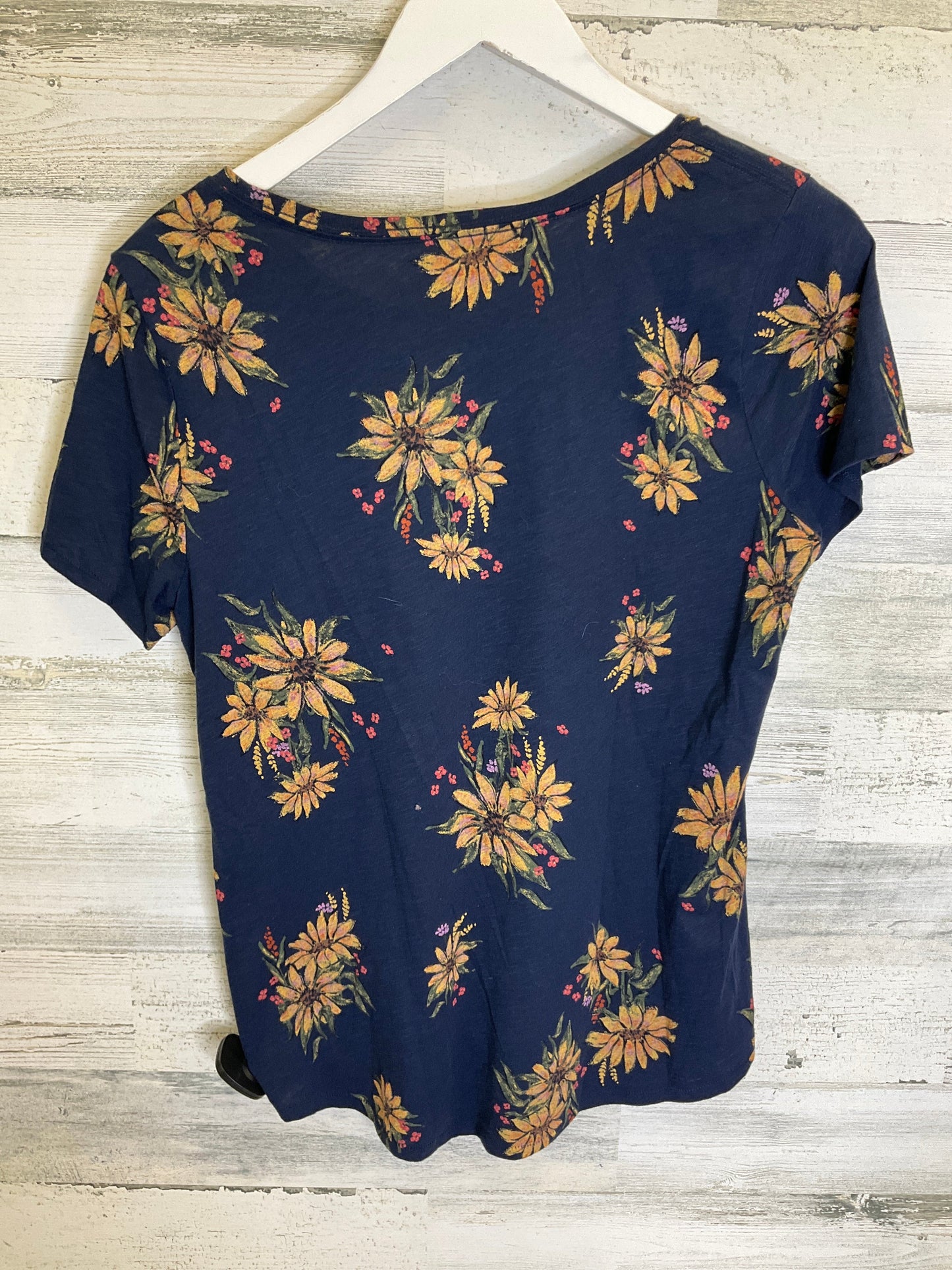 Navy Top Short Sleeve Sonoma, Size M