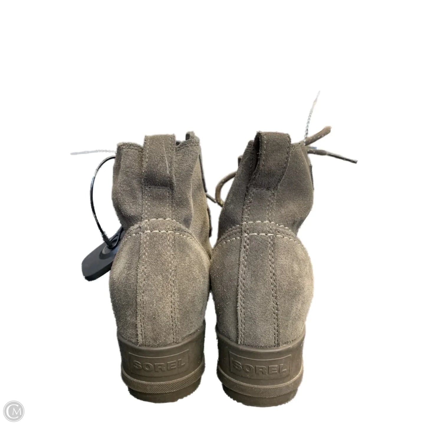 Boots Ankle Heels By Sorel In Taupe, Size: 8