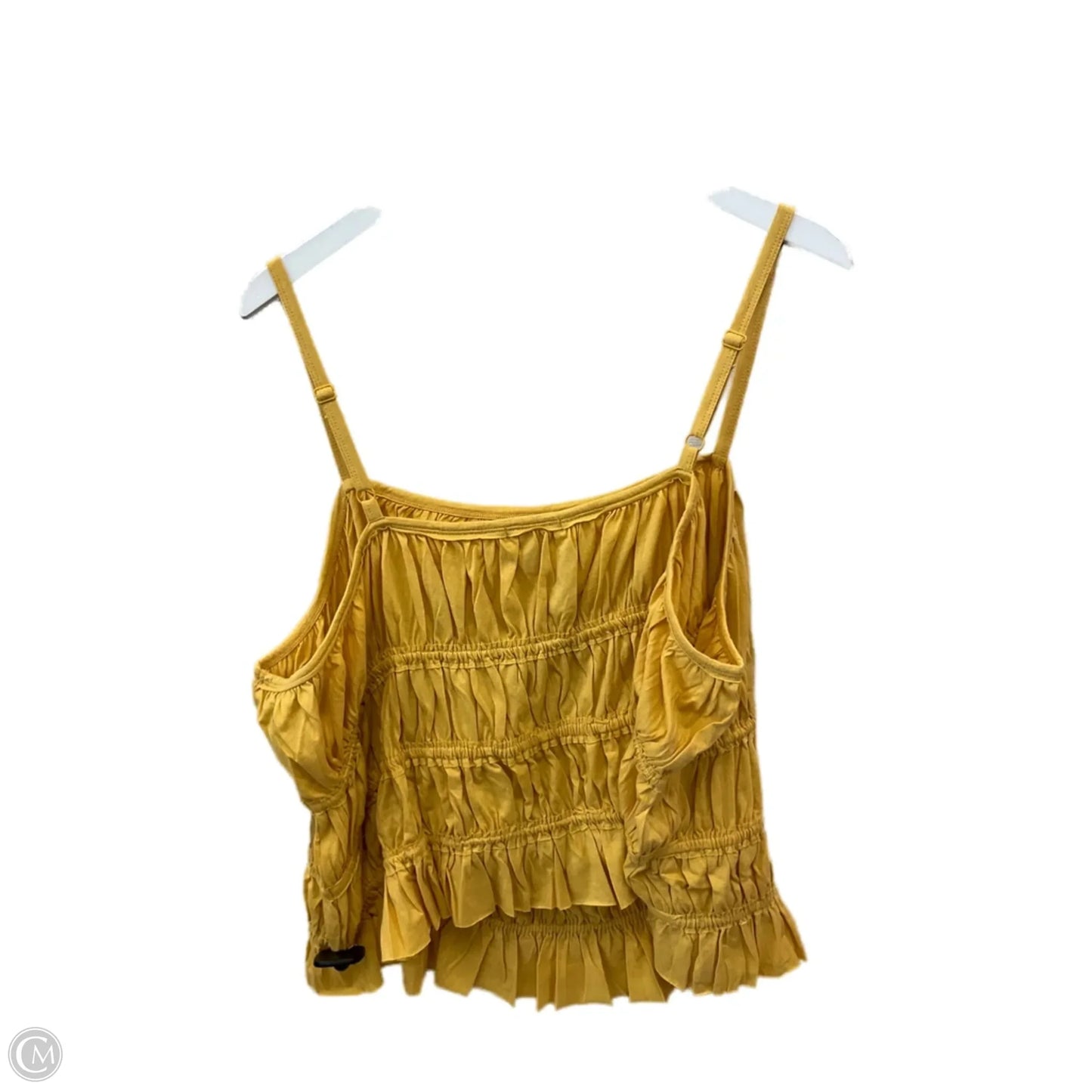 Top Sleeveless By Torrid In Yellow, Size: 4x