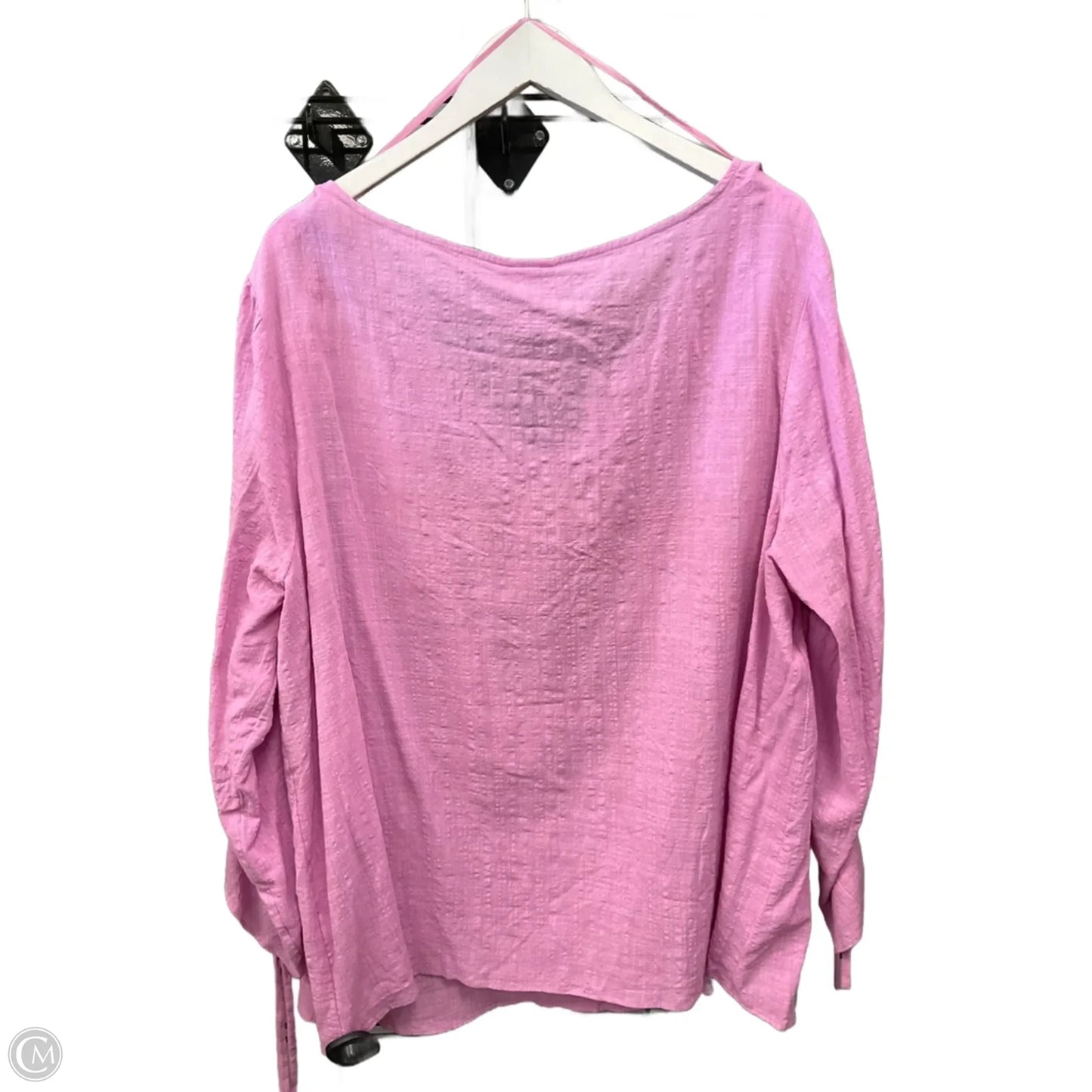 Top Long Sleeve By Ava & Viv In Purple, Size: 3x
