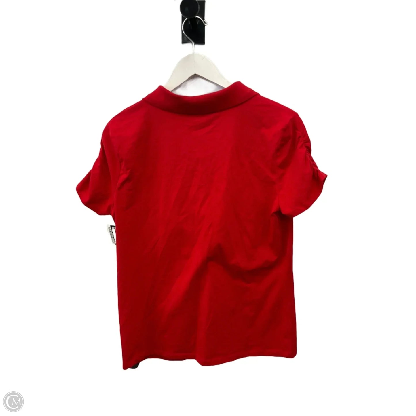 Top Short Sleeve By Michael By Michael Kors In Red, Size: Xl