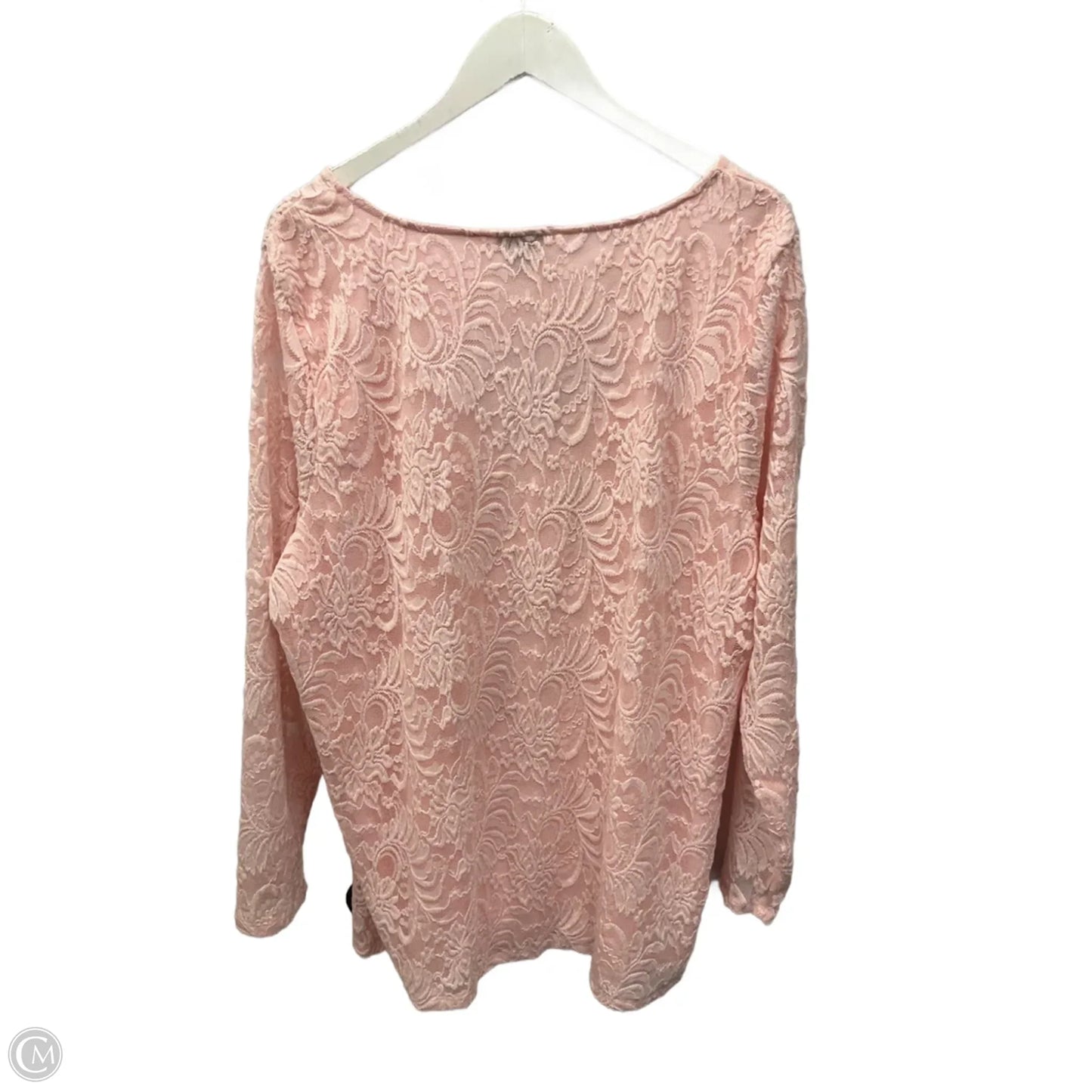 Top Long Sleeve By Torrid In Pink, Size: 3x