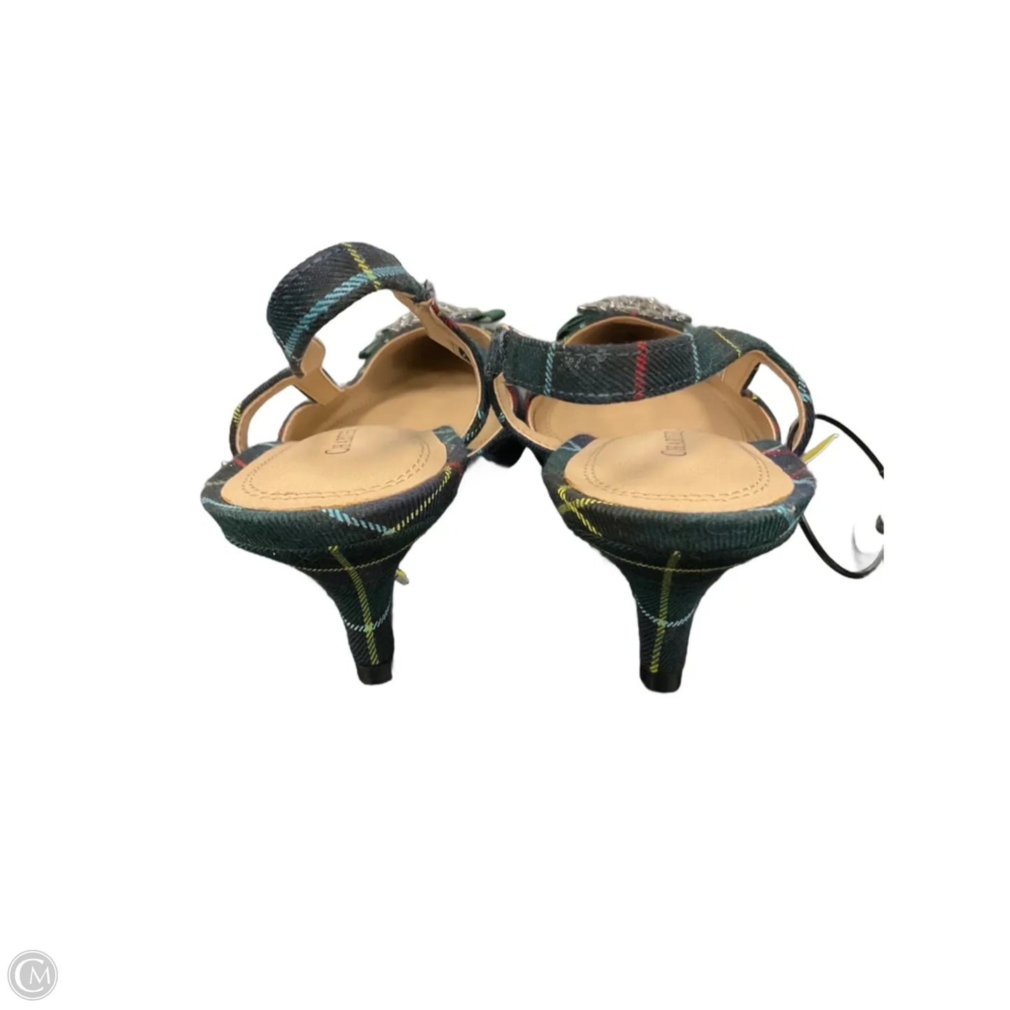 Shoes Heels Kitten By Charter Club In Plaid Pattern, Size: 10