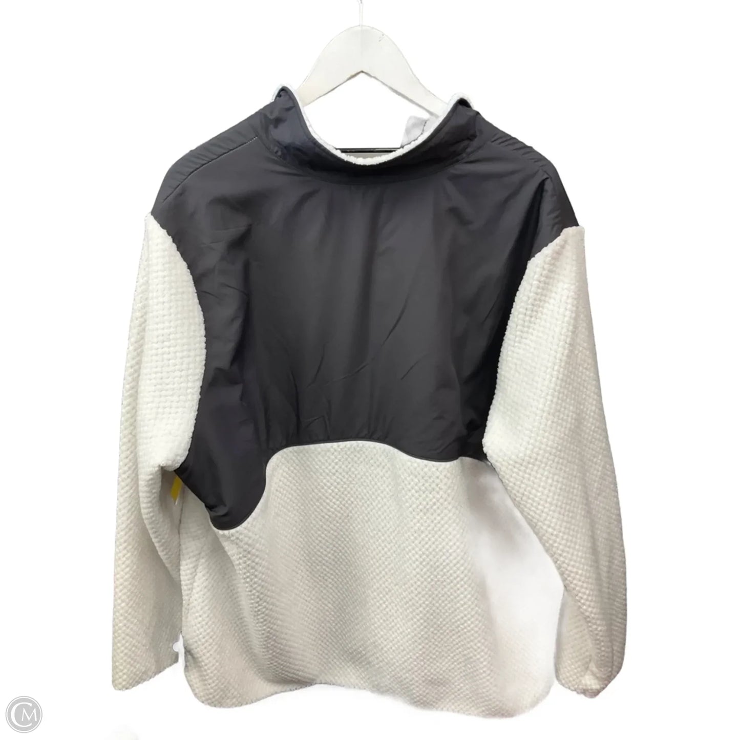 Jacket Fleece By Fila In White, Size: 3x