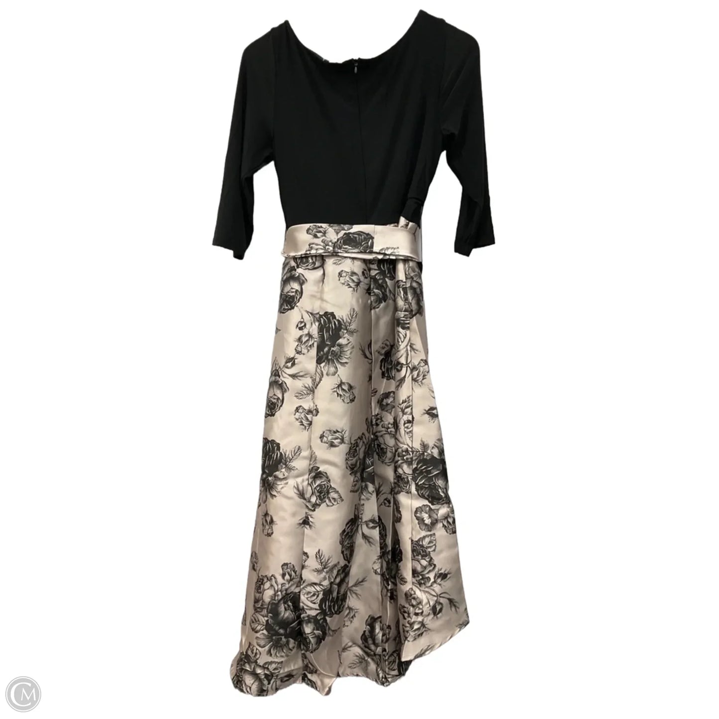 Dress Party Midi By Ny Collection In Black & Grey, Size: M