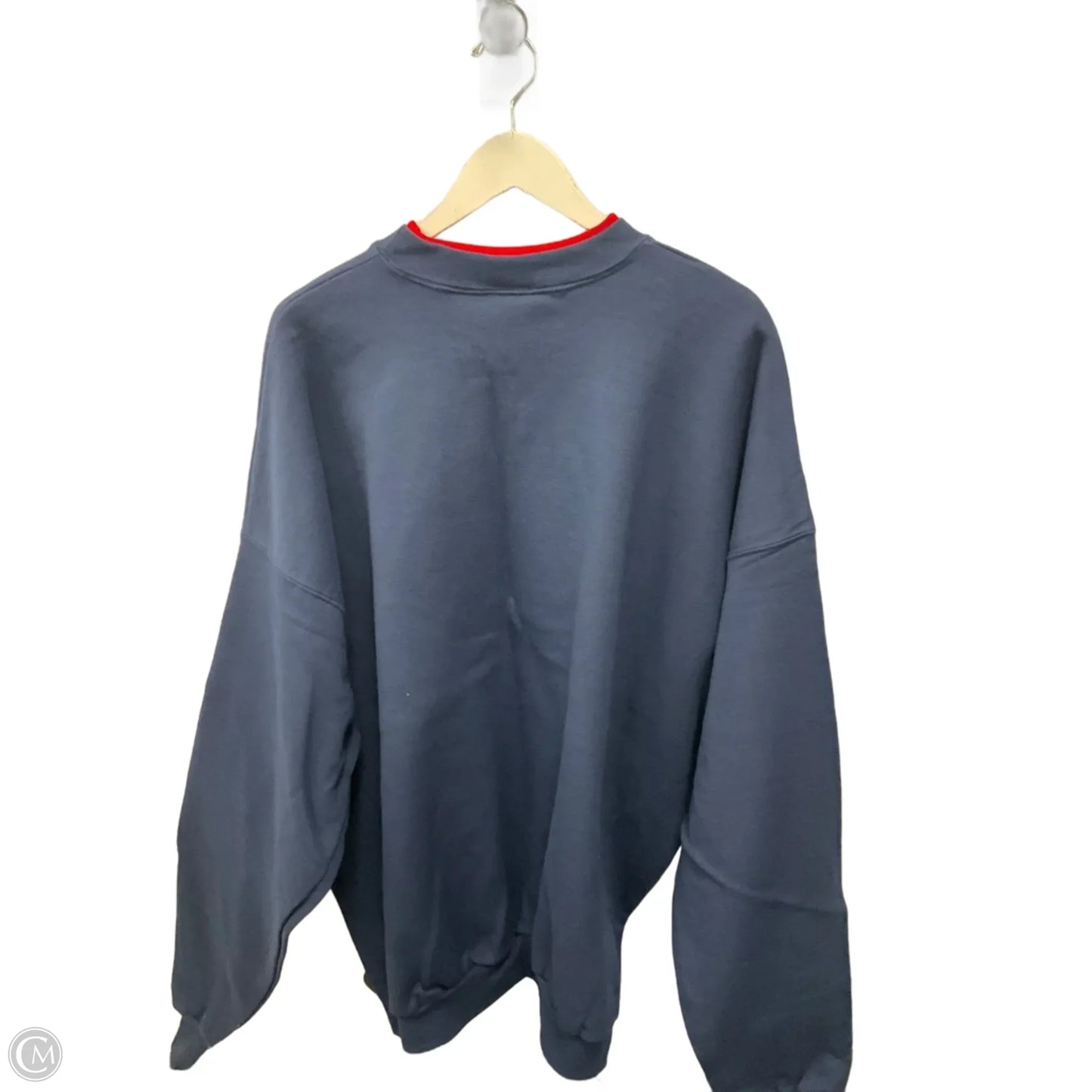 Sweatshirt Collar By Cme In Navy, Size: 3x