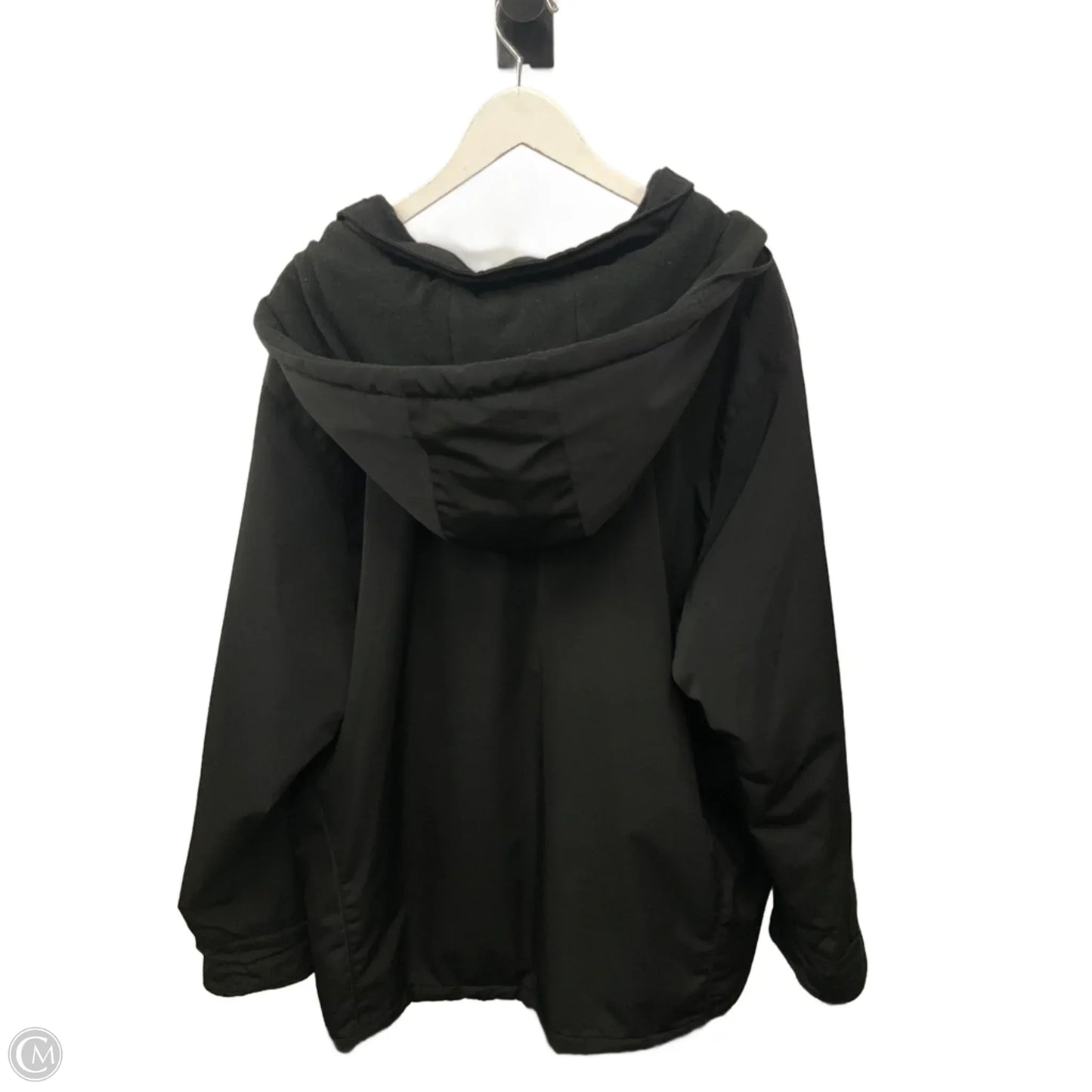 Coat Parka By Maggie Barnes In Black, Size: 3x