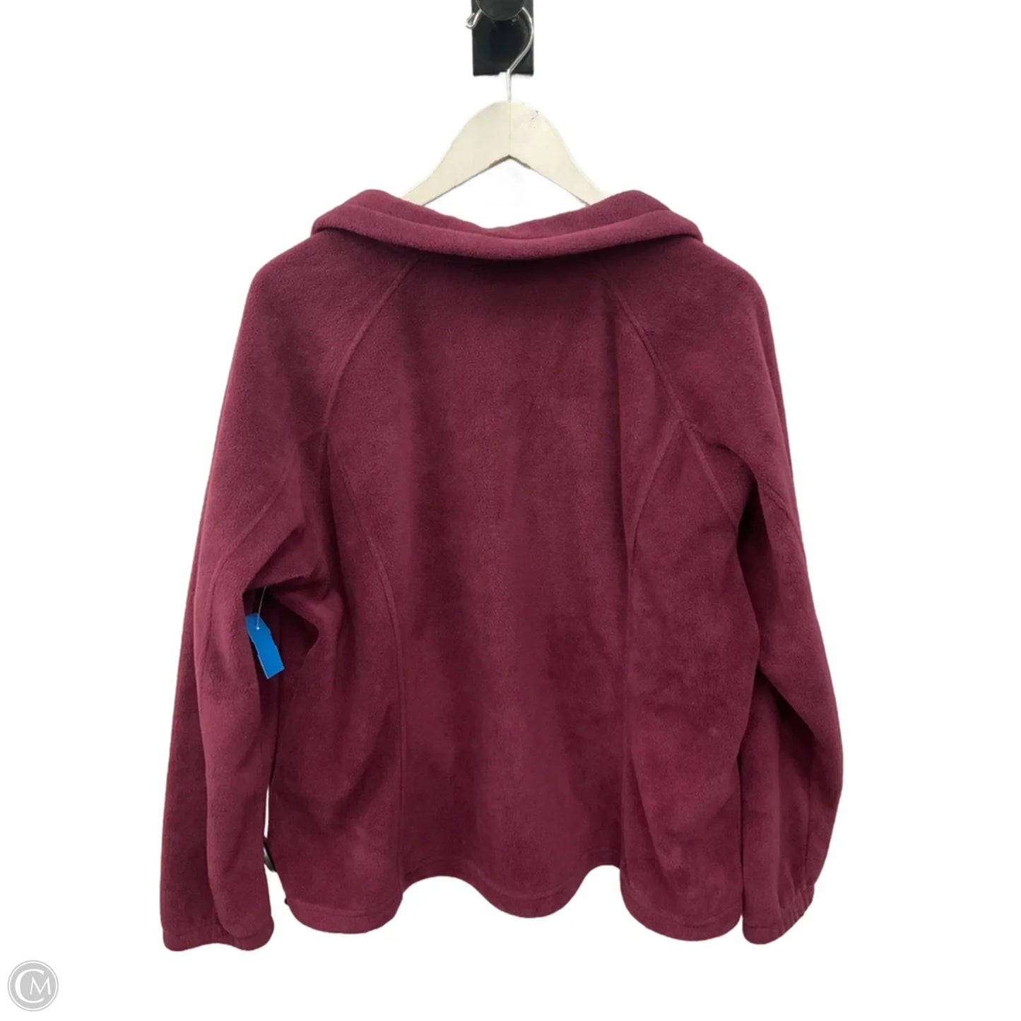 Jacket Fleece By Columbia In Purple, Size: 2x
