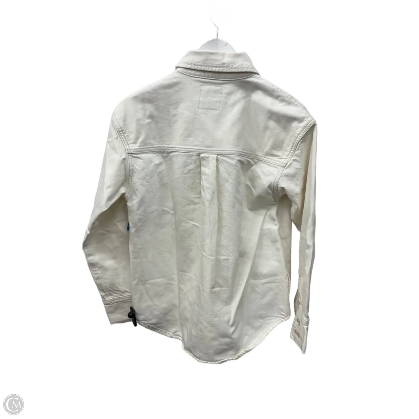 Jacket Shirt By Abercrombie And Fitch In White, Size: Xs