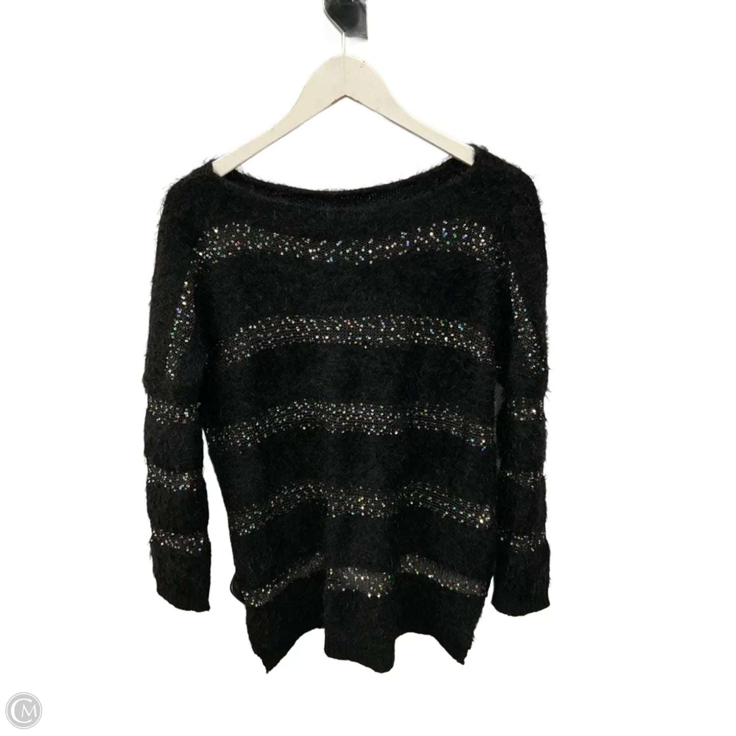 Top Long Sleeve By Cecico In Black, Size: S