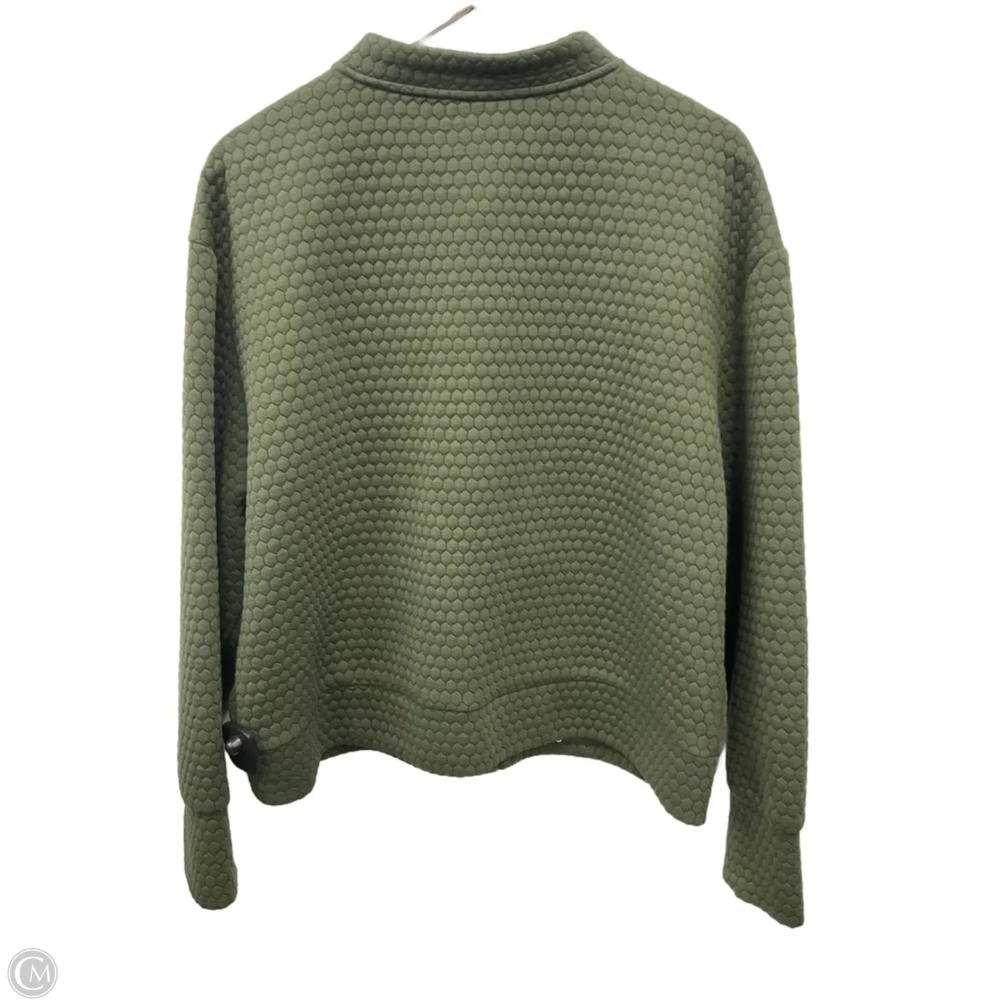 Sweatshirt Collar By Mta Sport In Green, Size: Xl