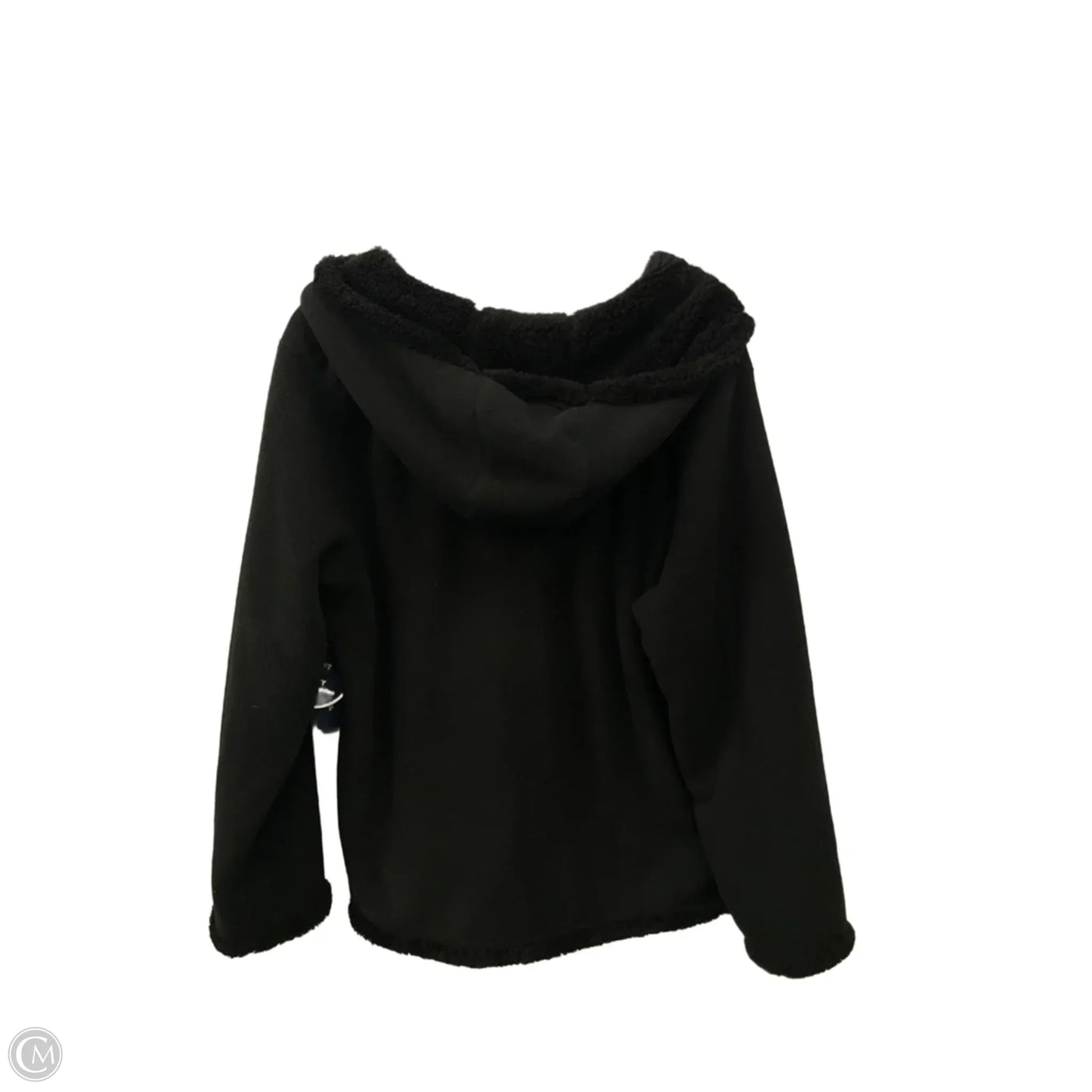 Jacket Fleece By Faded Glory In Black, Size: 2x
