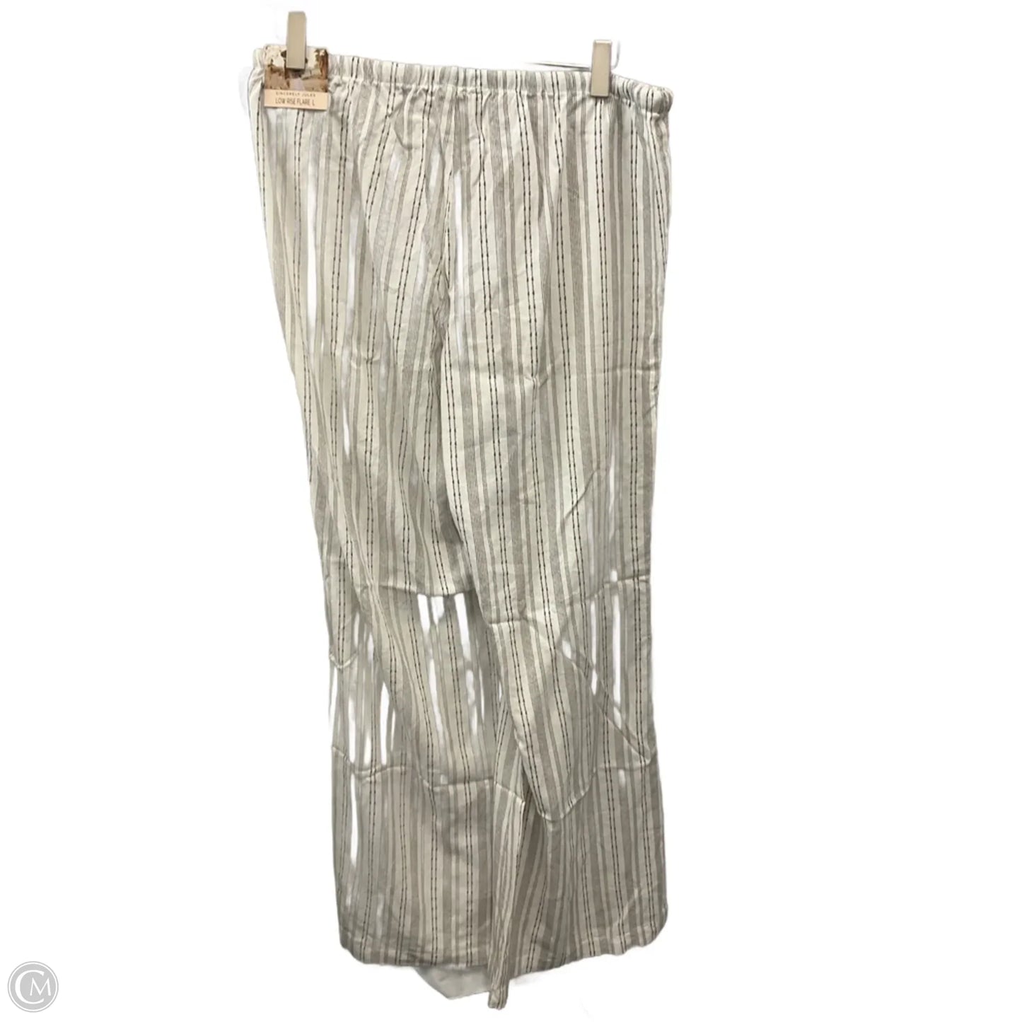 Pants Wide Leg By Sincerely Jules In Brown, Size: L