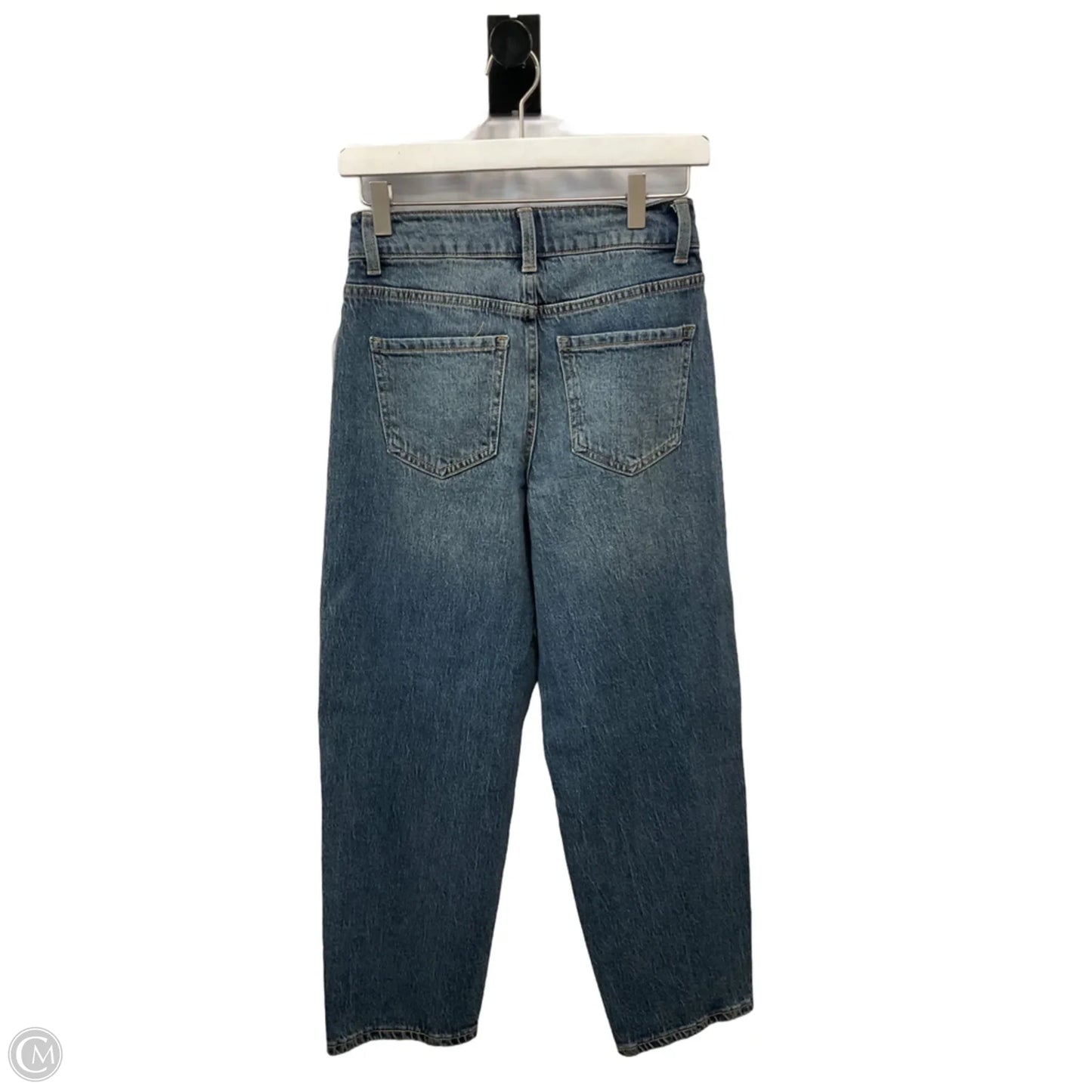 Jeans Wide Leg By Time And Tru In Blue Denim, Size: 0